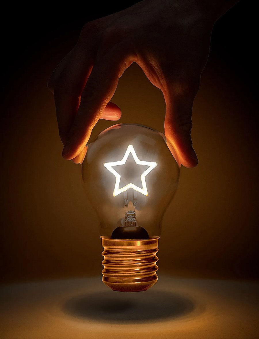Suck UK - Cordless Star Lightbulb - nicht dimmbar - multi - 2