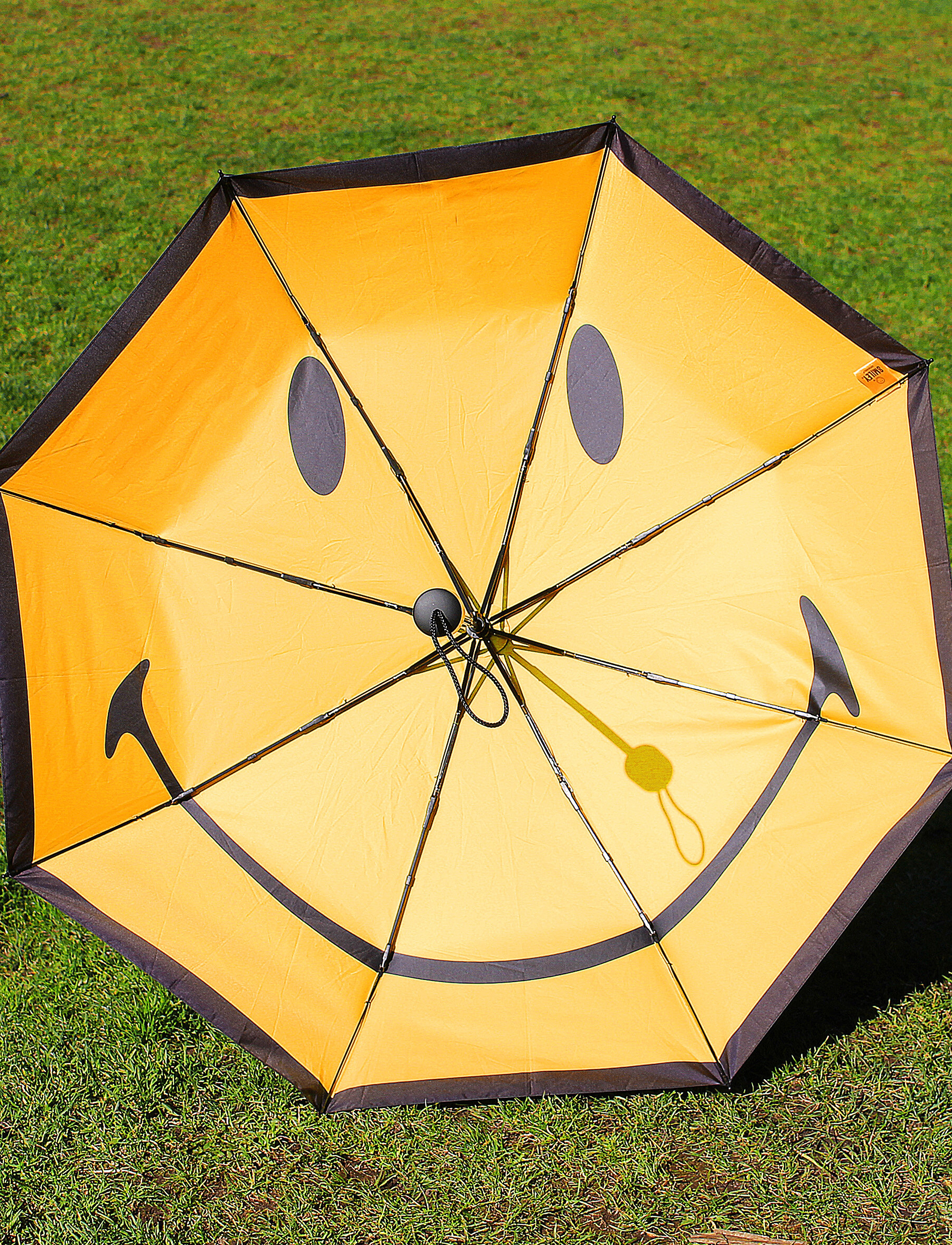Suck UK - Smiley Umbrella - madalaimad hinnad - black - 5