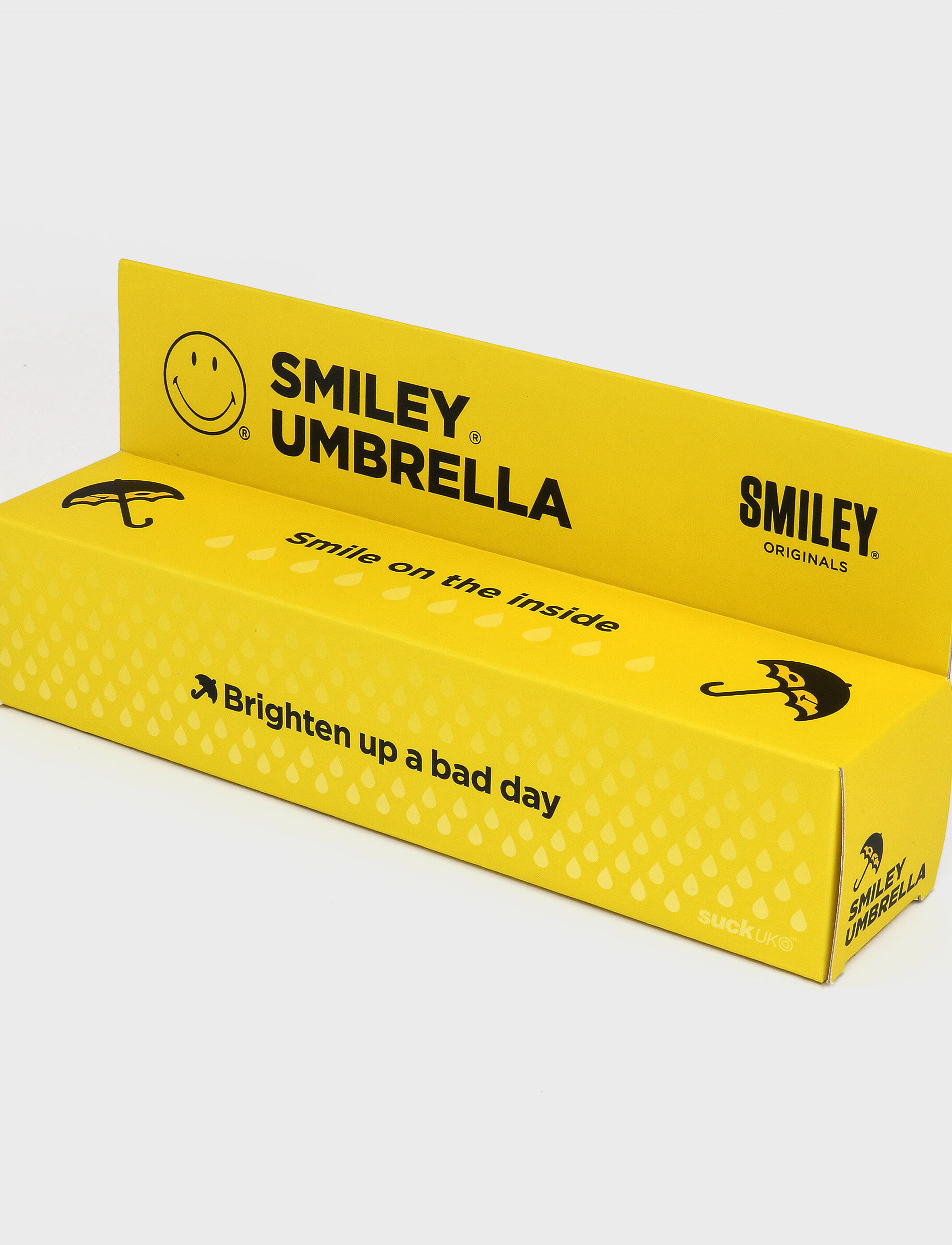 Suck UK Smiley Umbrella paraplyer & tech herr – bild 6