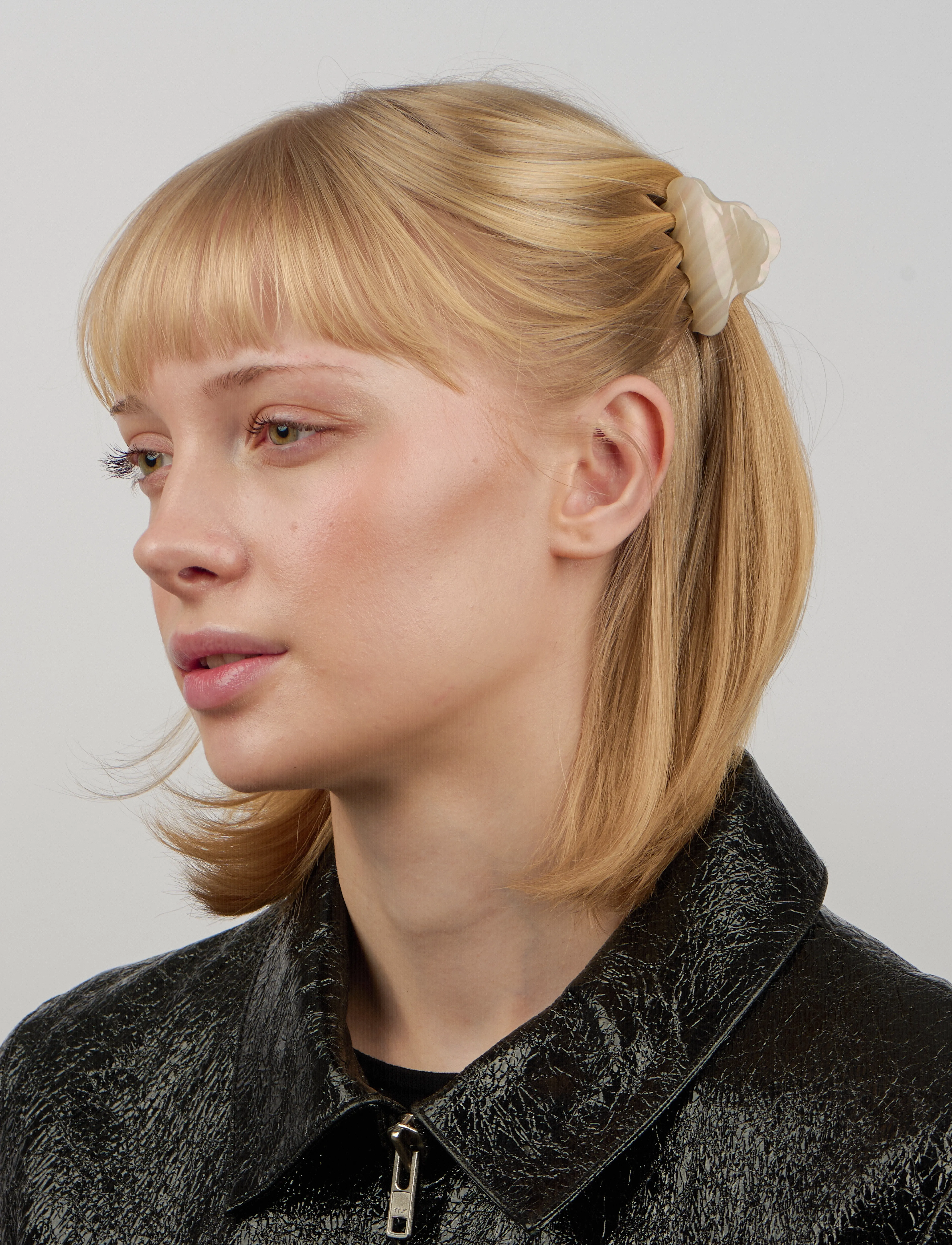 SUI AVA Lene Bow Mini, MINI, Cream, Hårtilbehør > Hårkløer, Dame