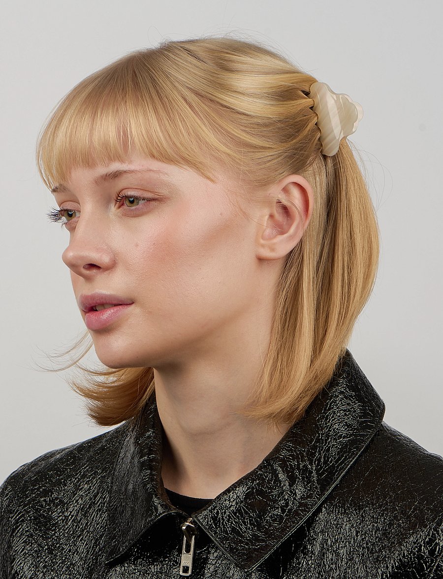 SUI AVA - Lene Bow Mini - hårklämmor - cream - 0
