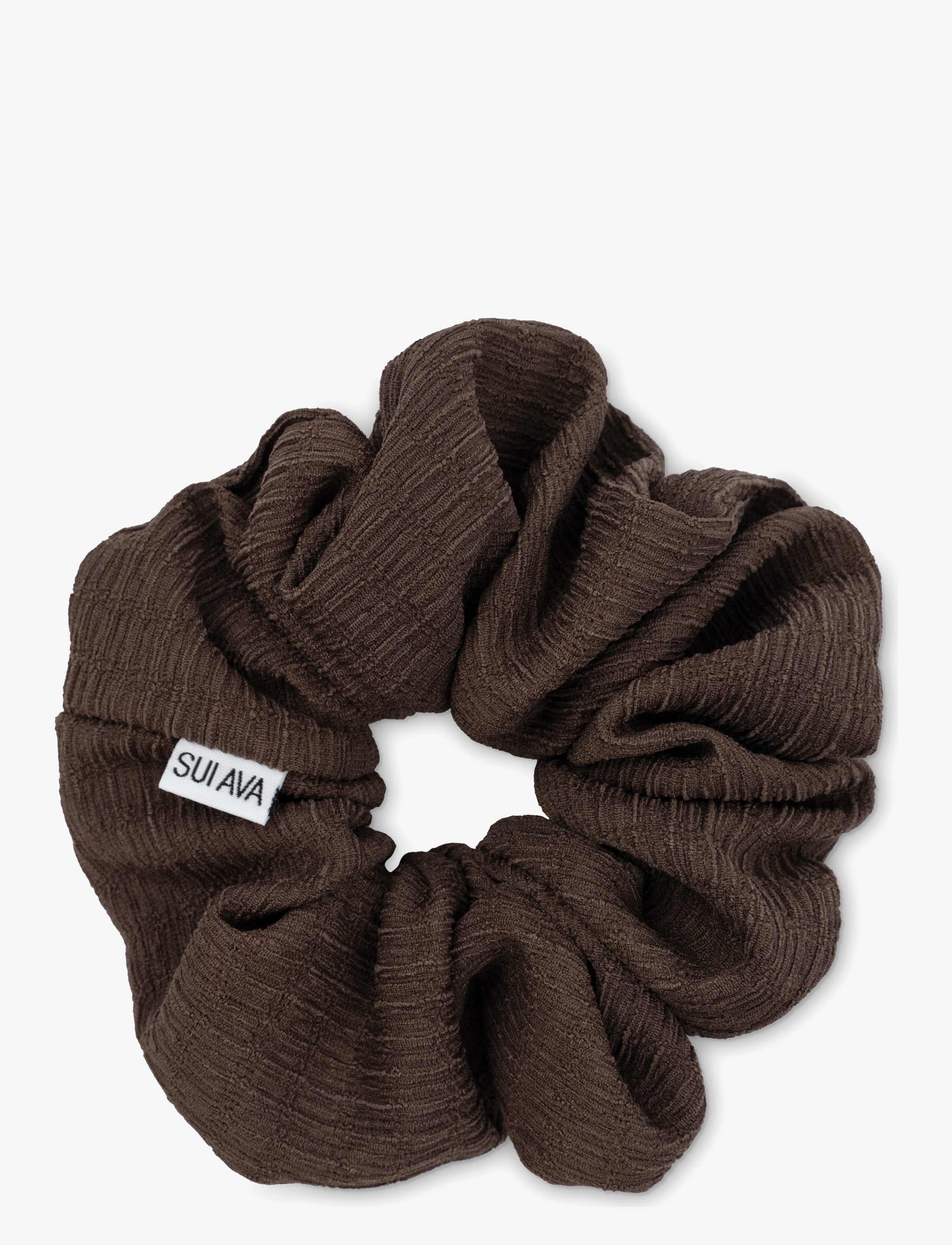 SUI AVA Ea Zig-Zag Scrunchie Braun - One Size - Damen