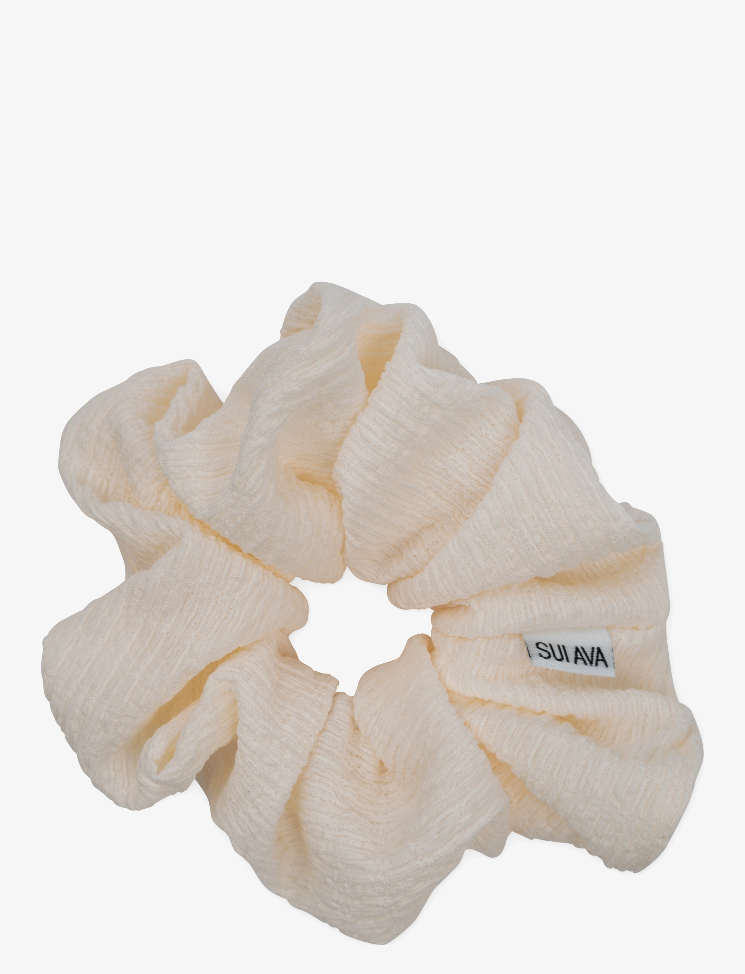 SUI AVA Ea Zig-Zag Scrunchie Cream - One Size - Damen