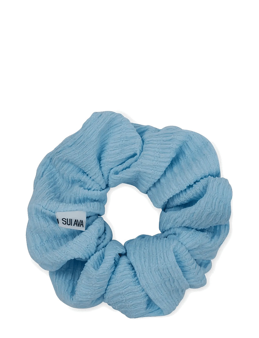 SUI AVA - Ea Zig-Zag Scrunchie - juuksepaelad ja -klambrid - sky blue - 1