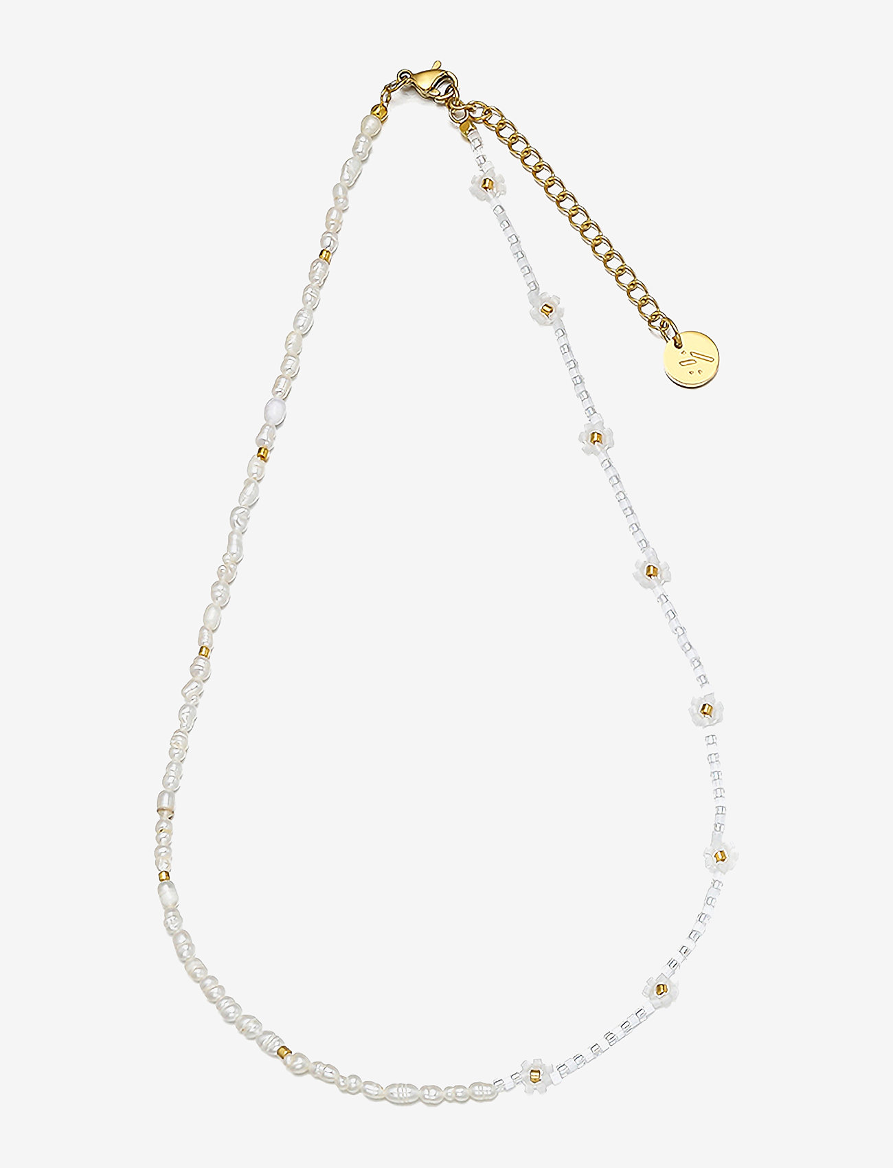 Sui Ava - Daisy Freshwater Necklace - perlenketten - natural - 0