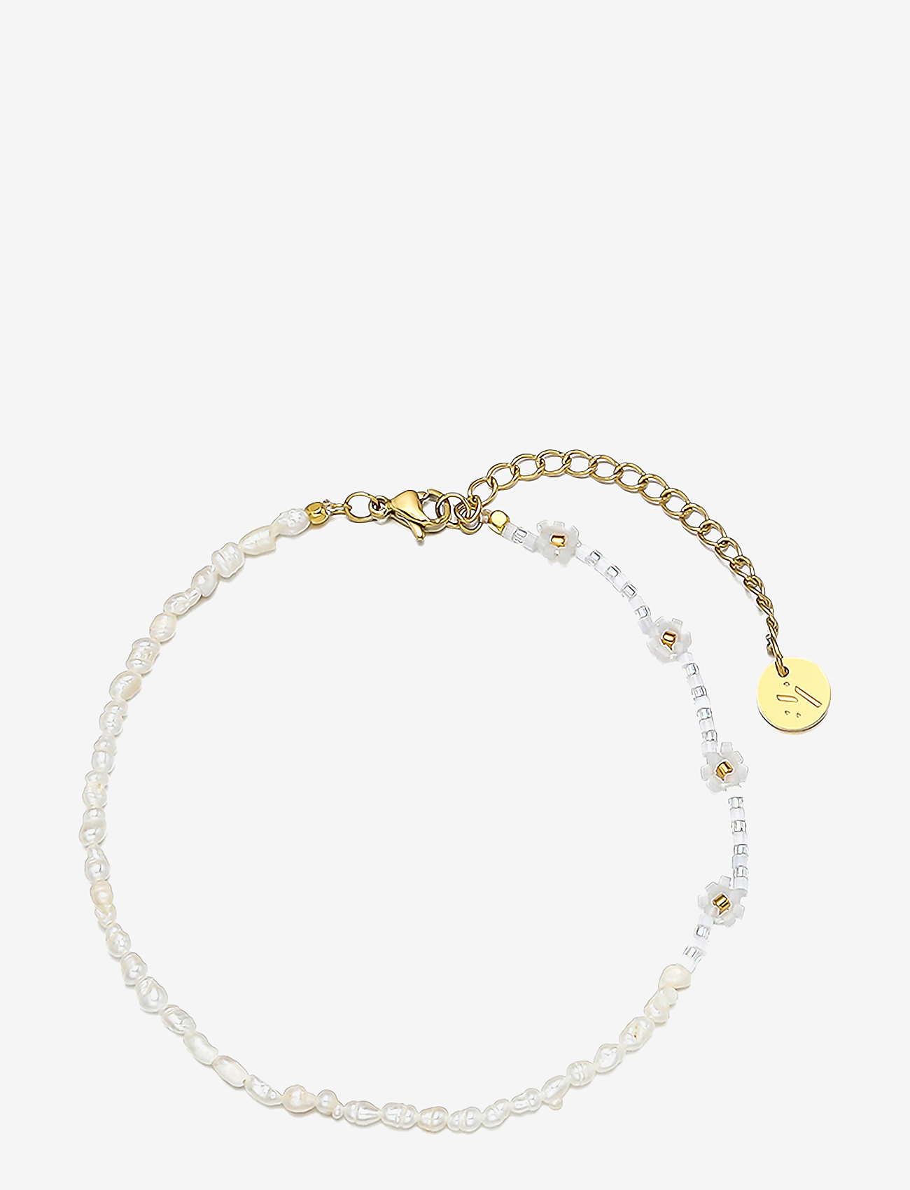 Sui Ava - Daisy Freshwater Bracelet - perlų apyrankės - natural - 0