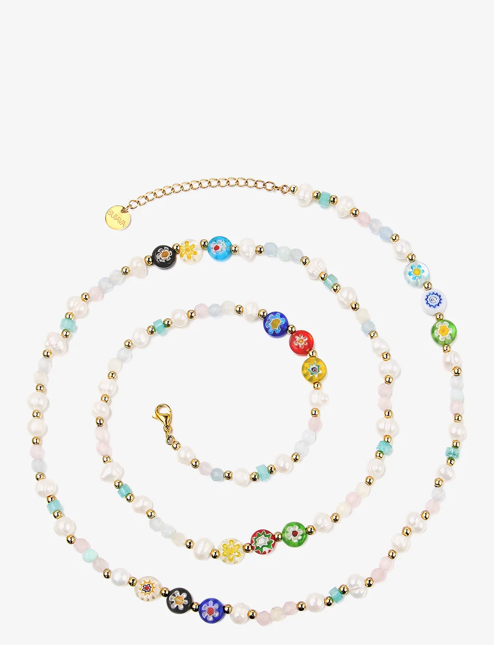 SUI AVA - Sunkissed Belly Chain - perlenketten - multi - 1