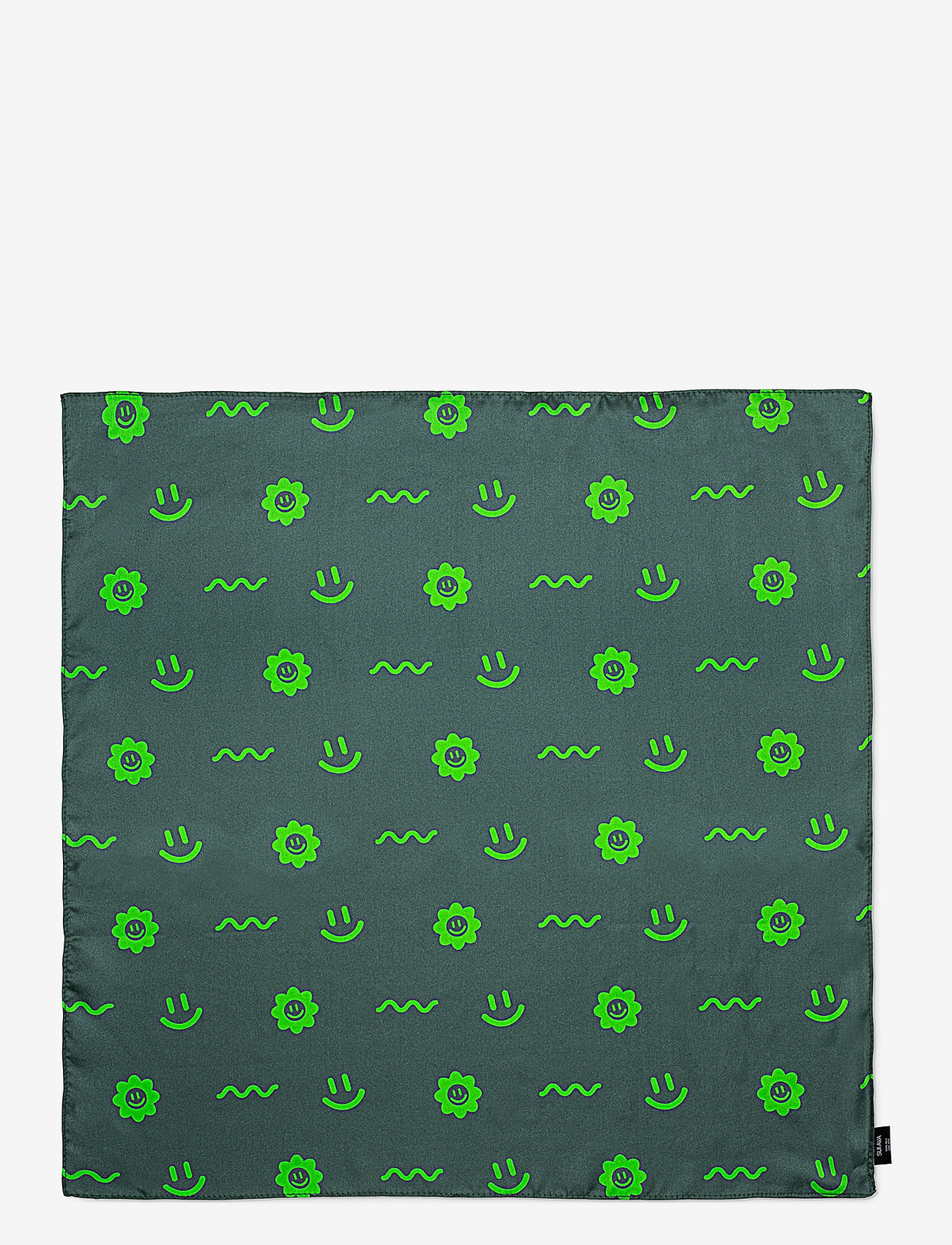Sui Ava - Silk Scarf Positivity - lightweight scarves - hunter green - 0