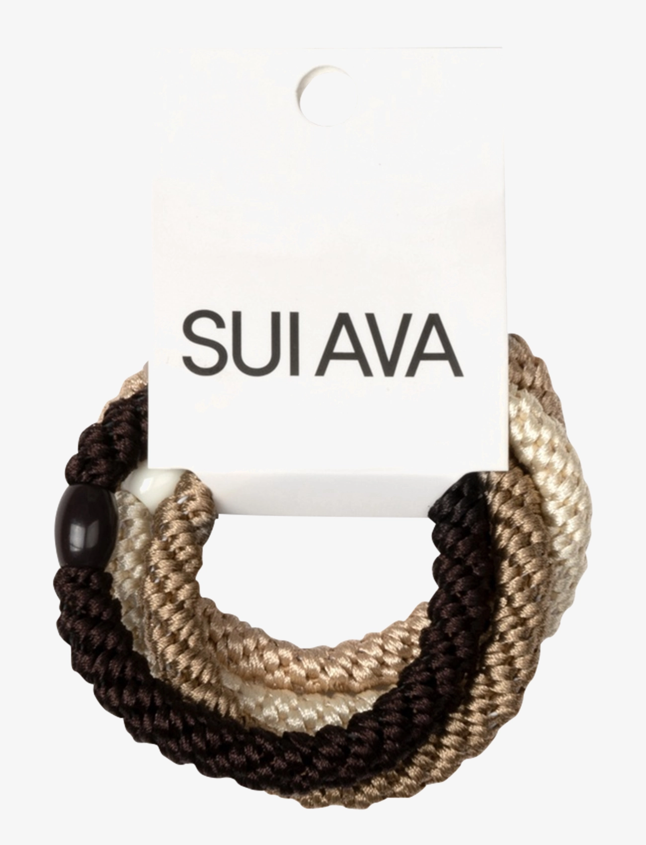 SUI AVA 4-Pack Basic Essentials Elastics, One Size, Multi/patterned, Hårtilbehør > Scrunchies, Dame