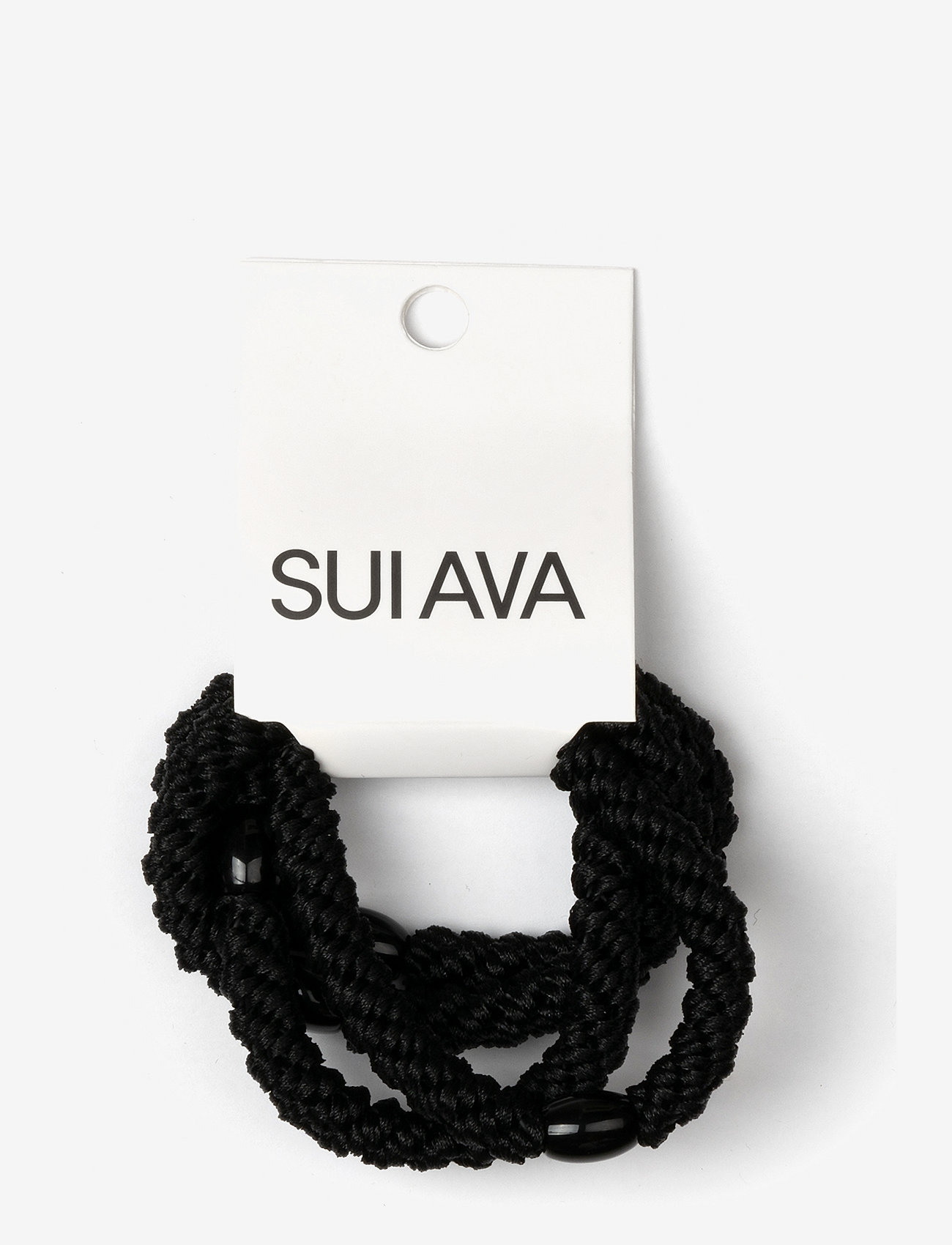 Sui Ava - 4-pack Basic Essentials Elastics - black beauty - 0