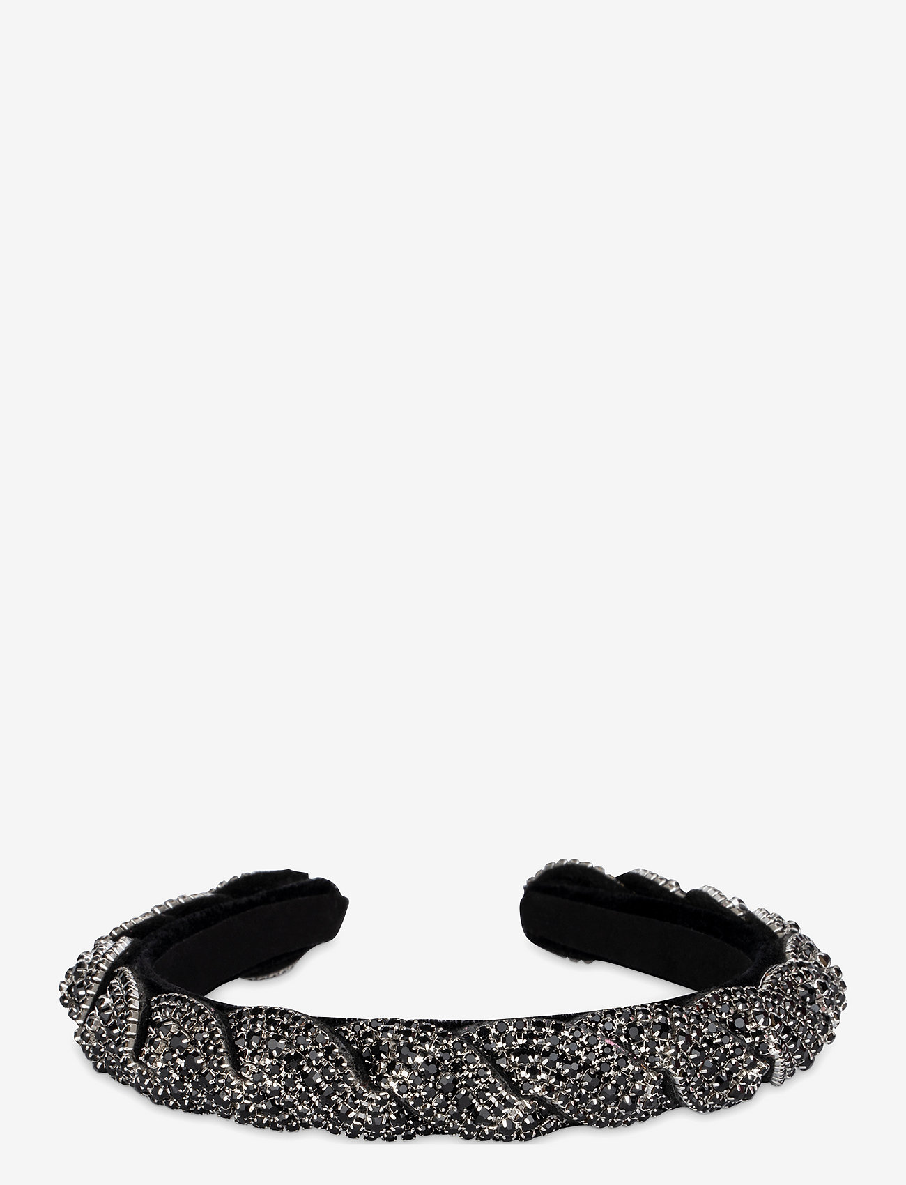 SUI AVA - Sarah Crystal Headband - hårband & diadem - obsidian black - 0