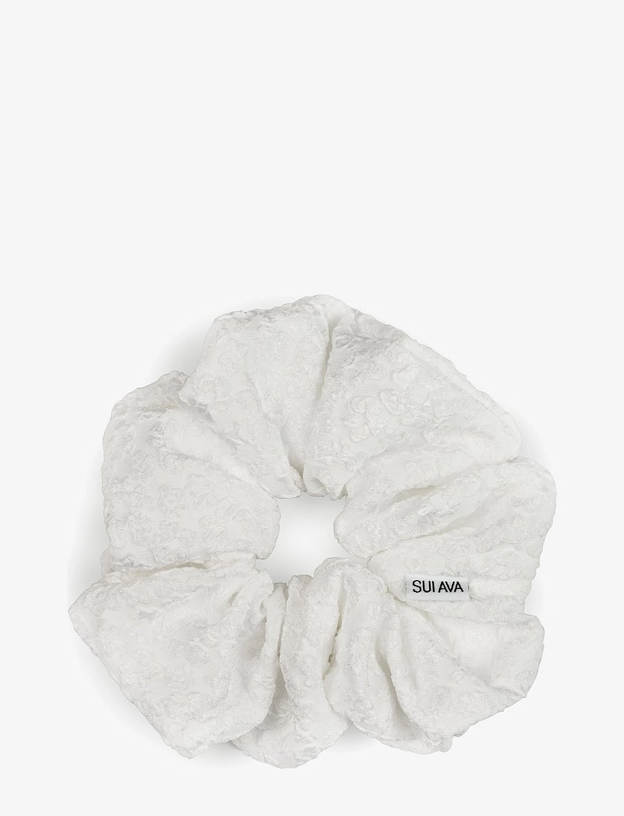 SUI AVA - Blossom Scrunchie - hárteygjur - white - 0