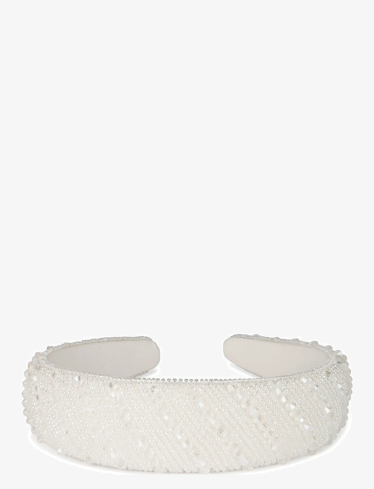 SUI AVA - Porcelain Headband Large - peapaelad ja peavõrud - white - 0