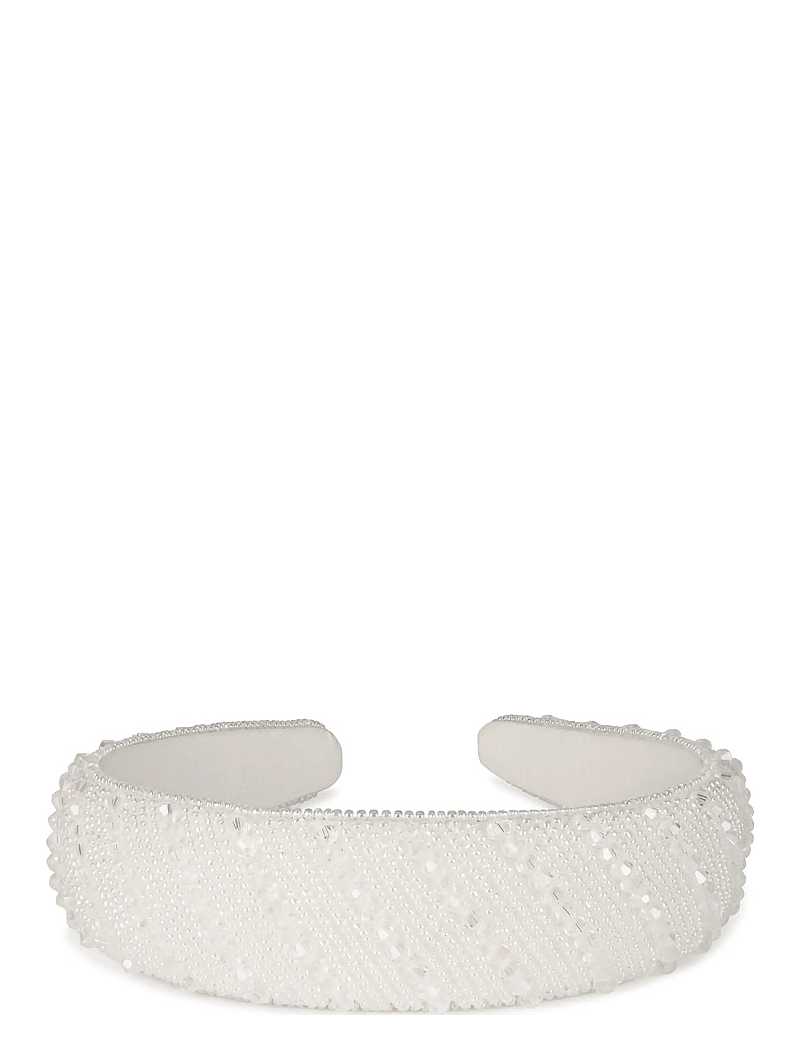 SUI AVA - Porcelain Headband Large - peapaelad ja peavõrud - white - 0