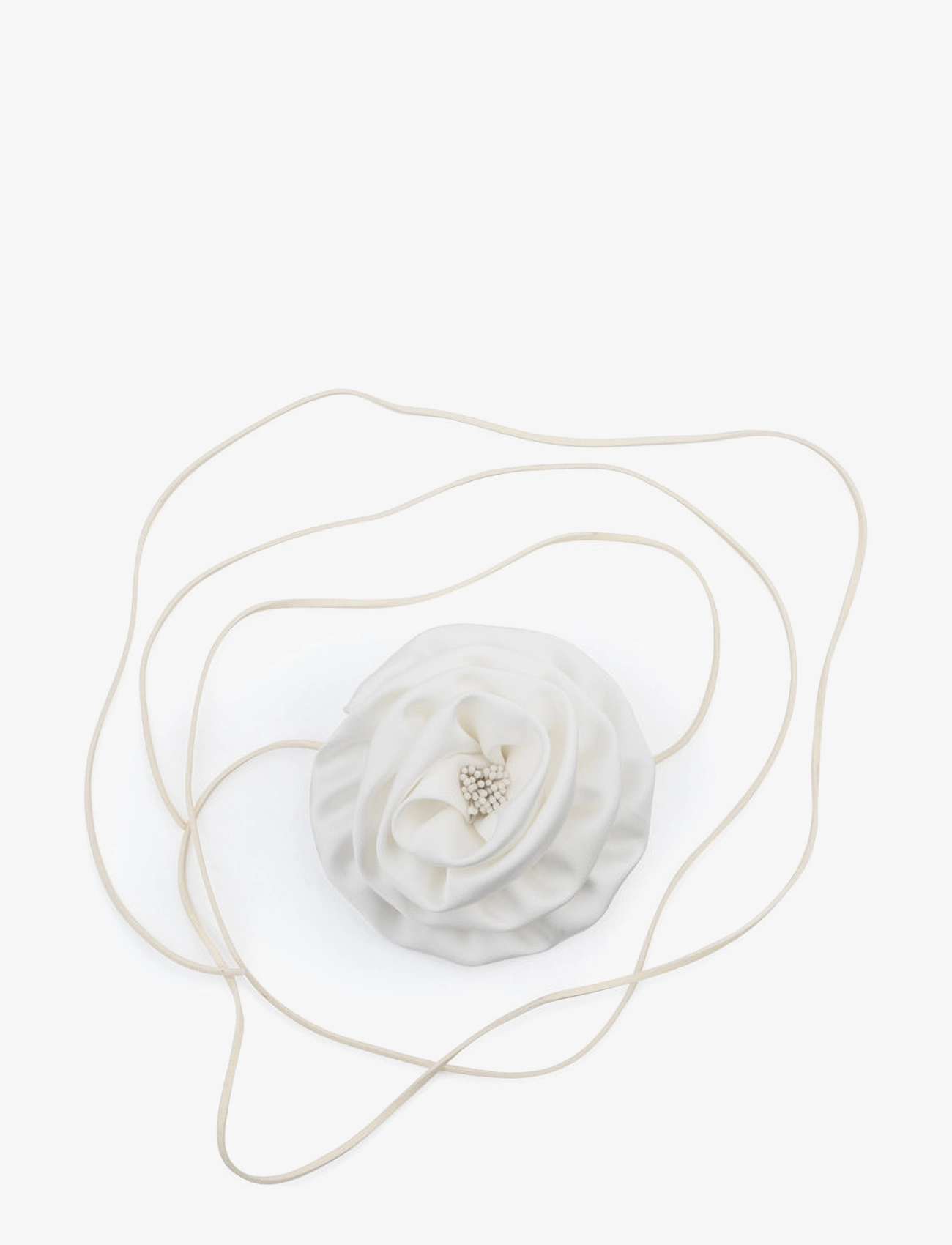 SUI AVA Smooth Flower Gürtel Weiß - One Size - Damen