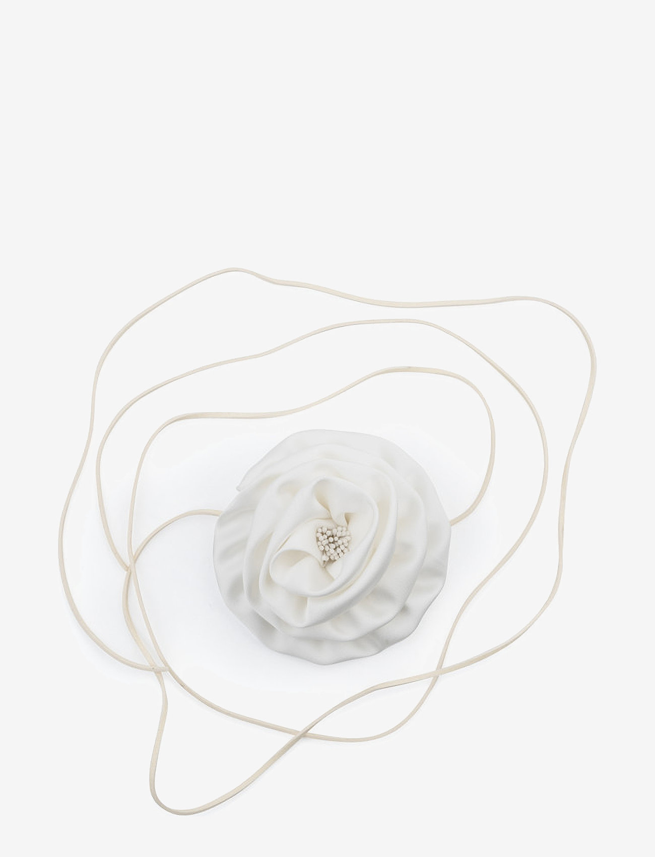 SUI AVA - Smooth Flower Belt - taljevööd - white - 0