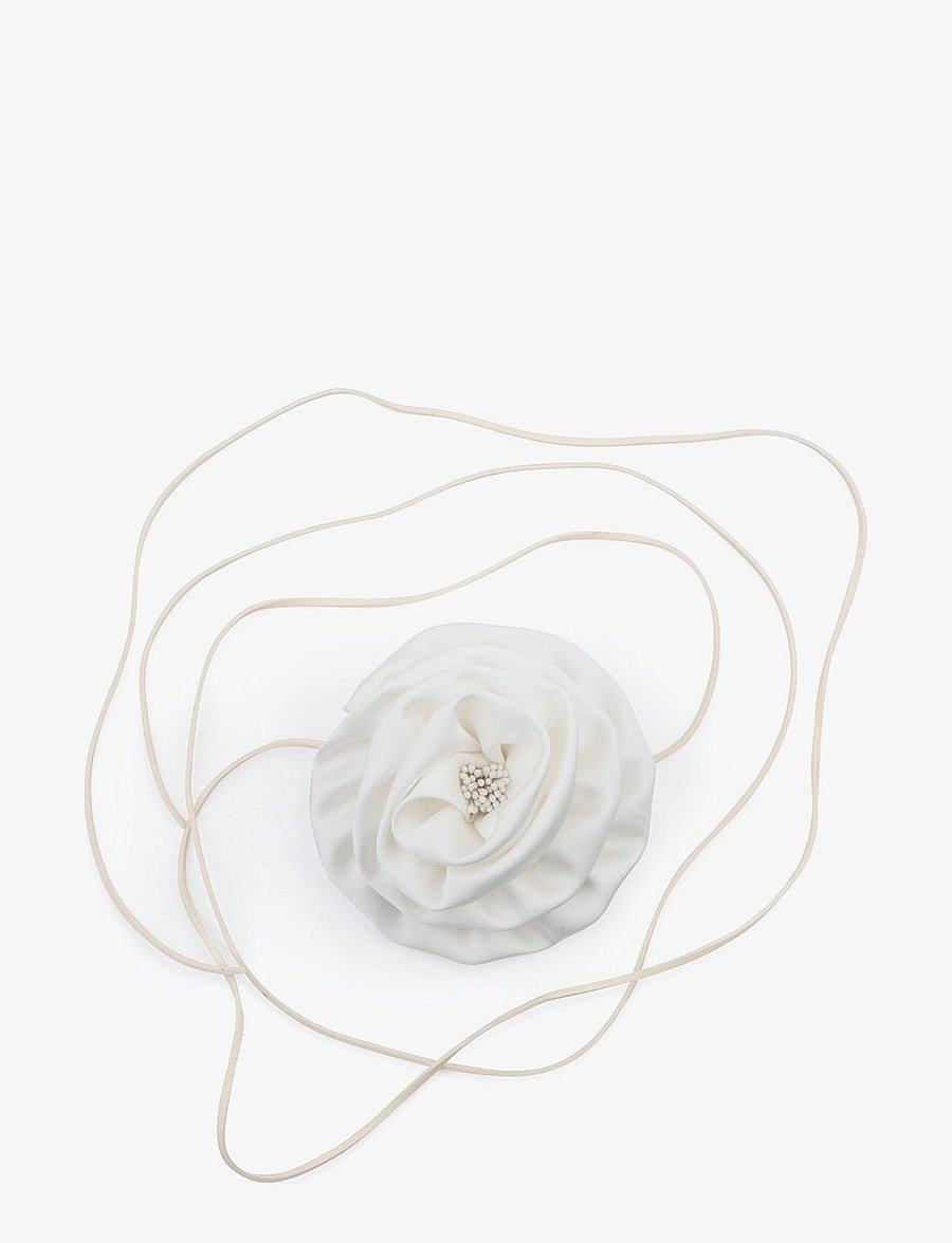SUI AVA - Smooth Flower Belt - taljevööd - white - 0