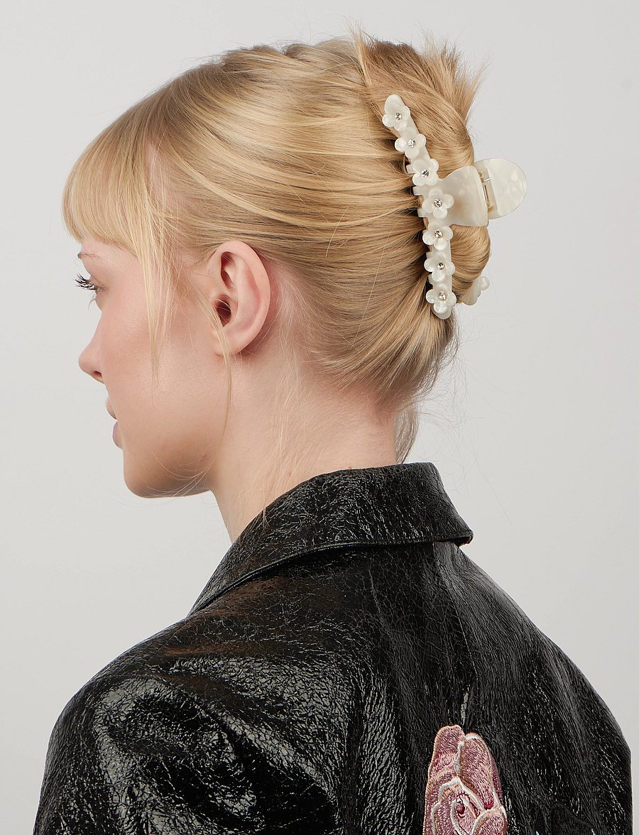 SUI AVA - Bright Flower Clip - haarkrallen - white - 0