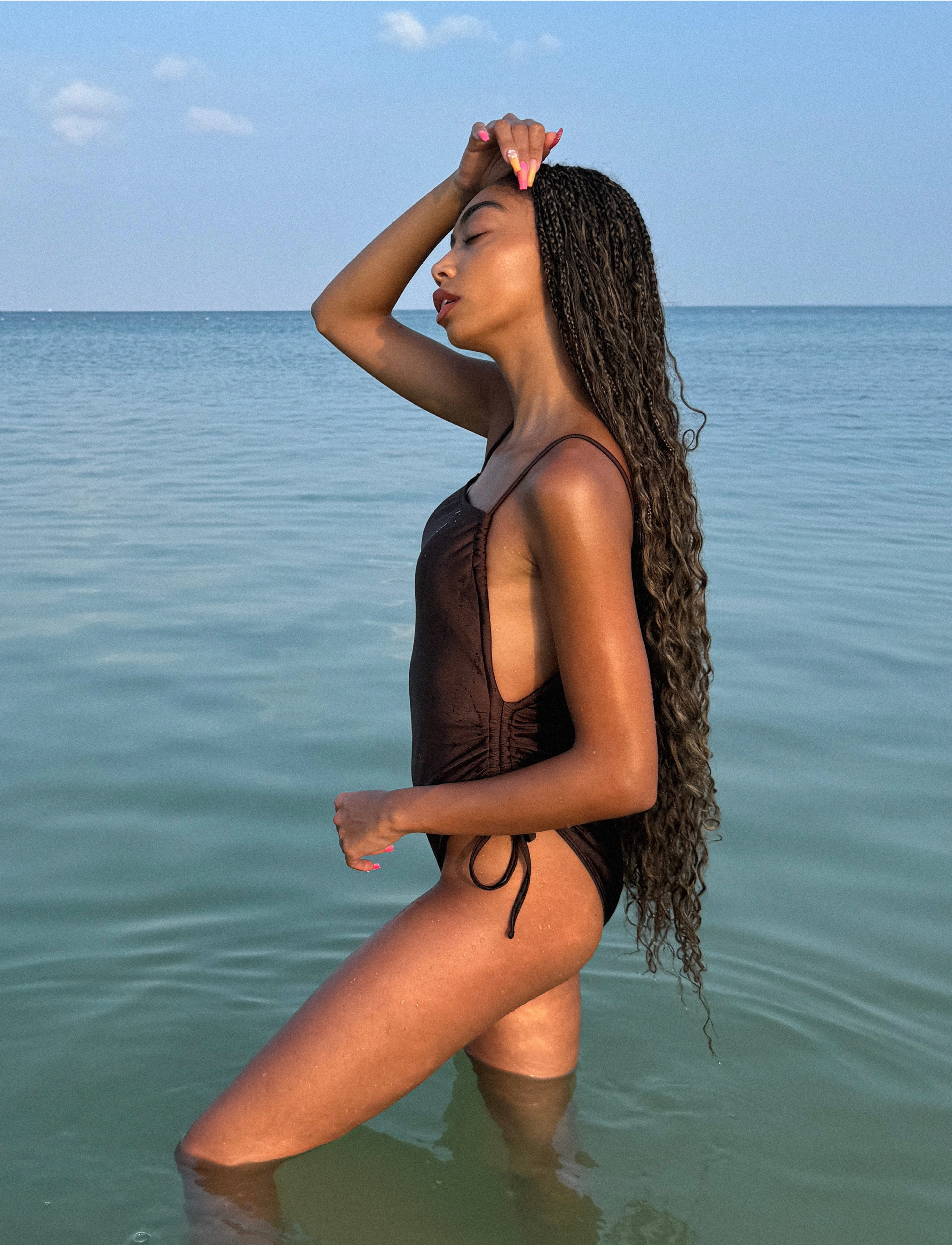 SUI AVA - Bondi Swimsuit - swimsuits - brown - 3