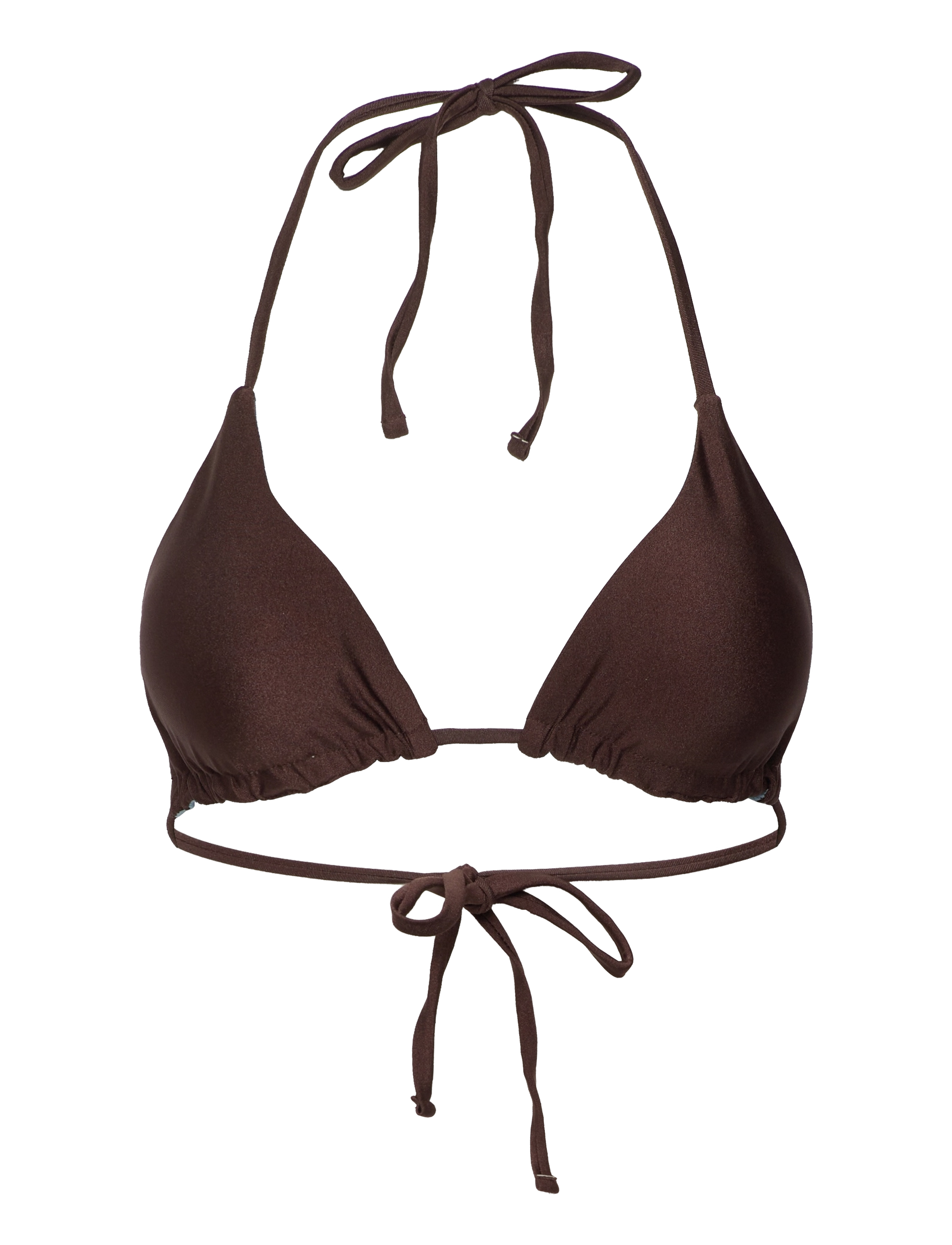 Waverly Bikini Top - BROWN/BLUE