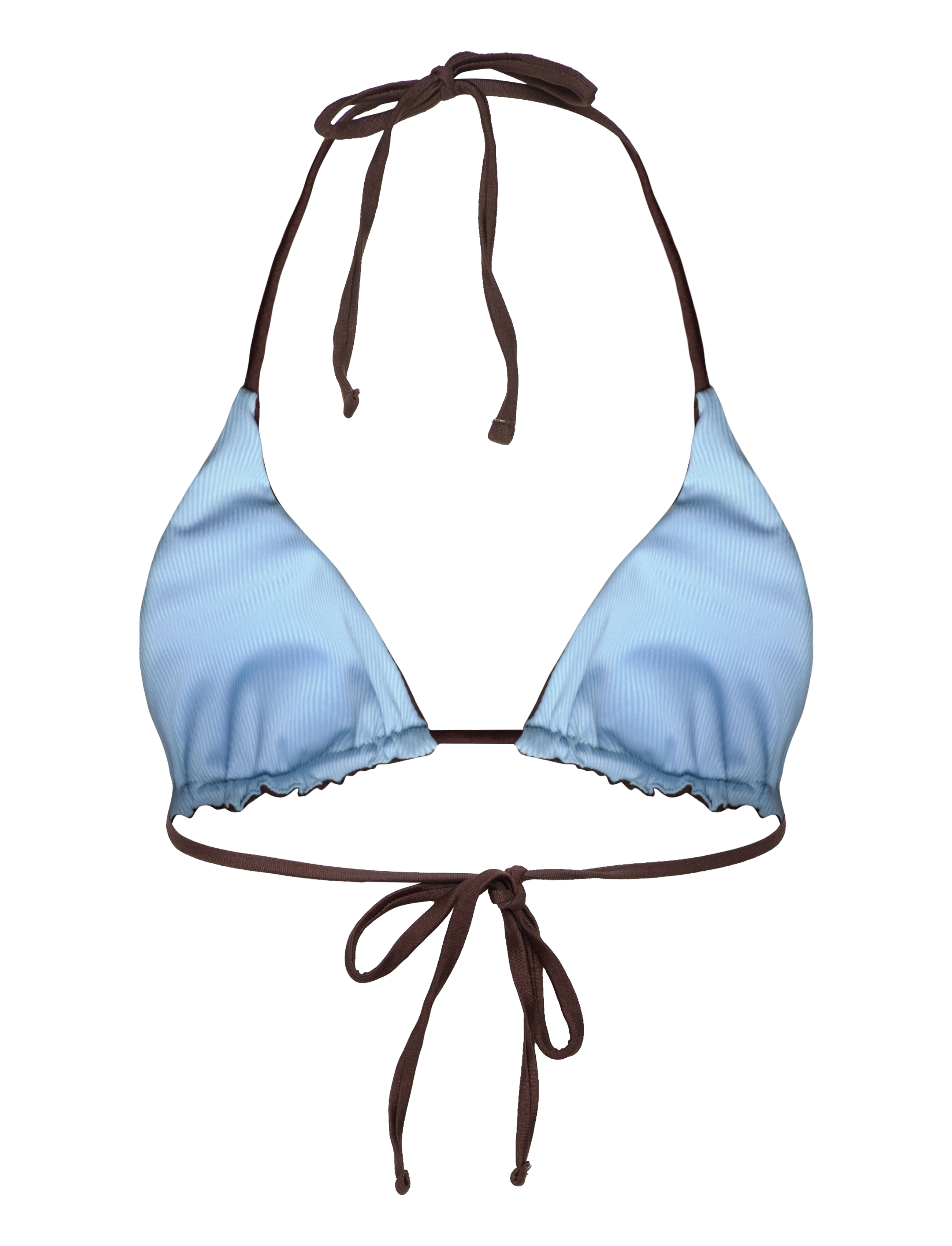 SUI AVA - Waverly Bikini Top - brown/blue - 2