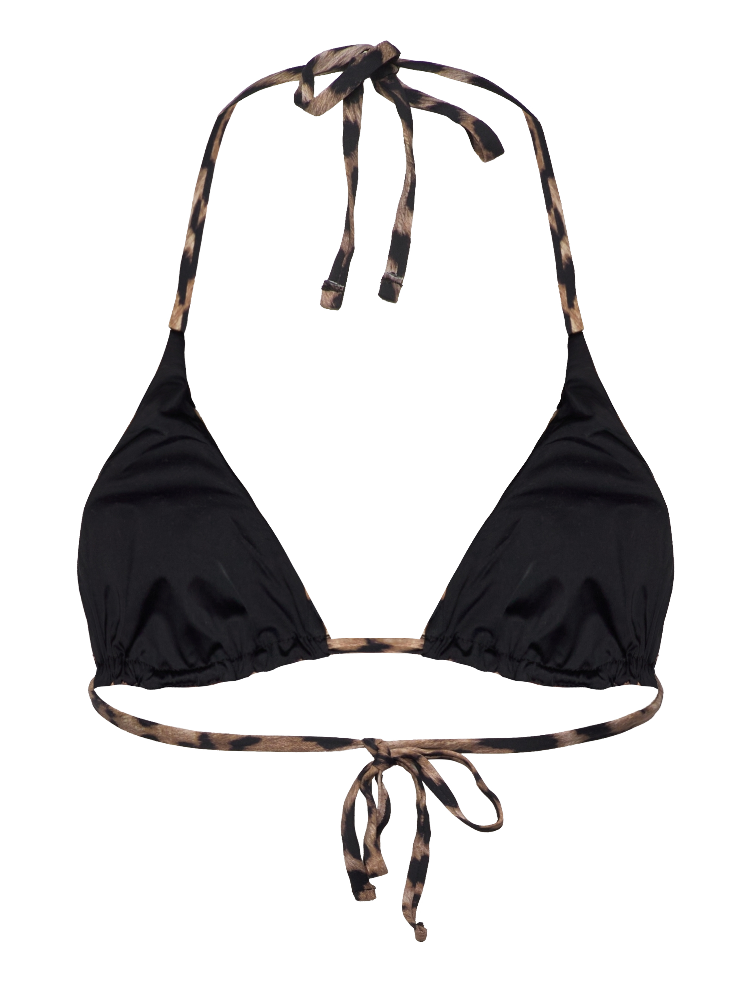 SUI AVA - Waverly Bikini Top - leopard/black - 2