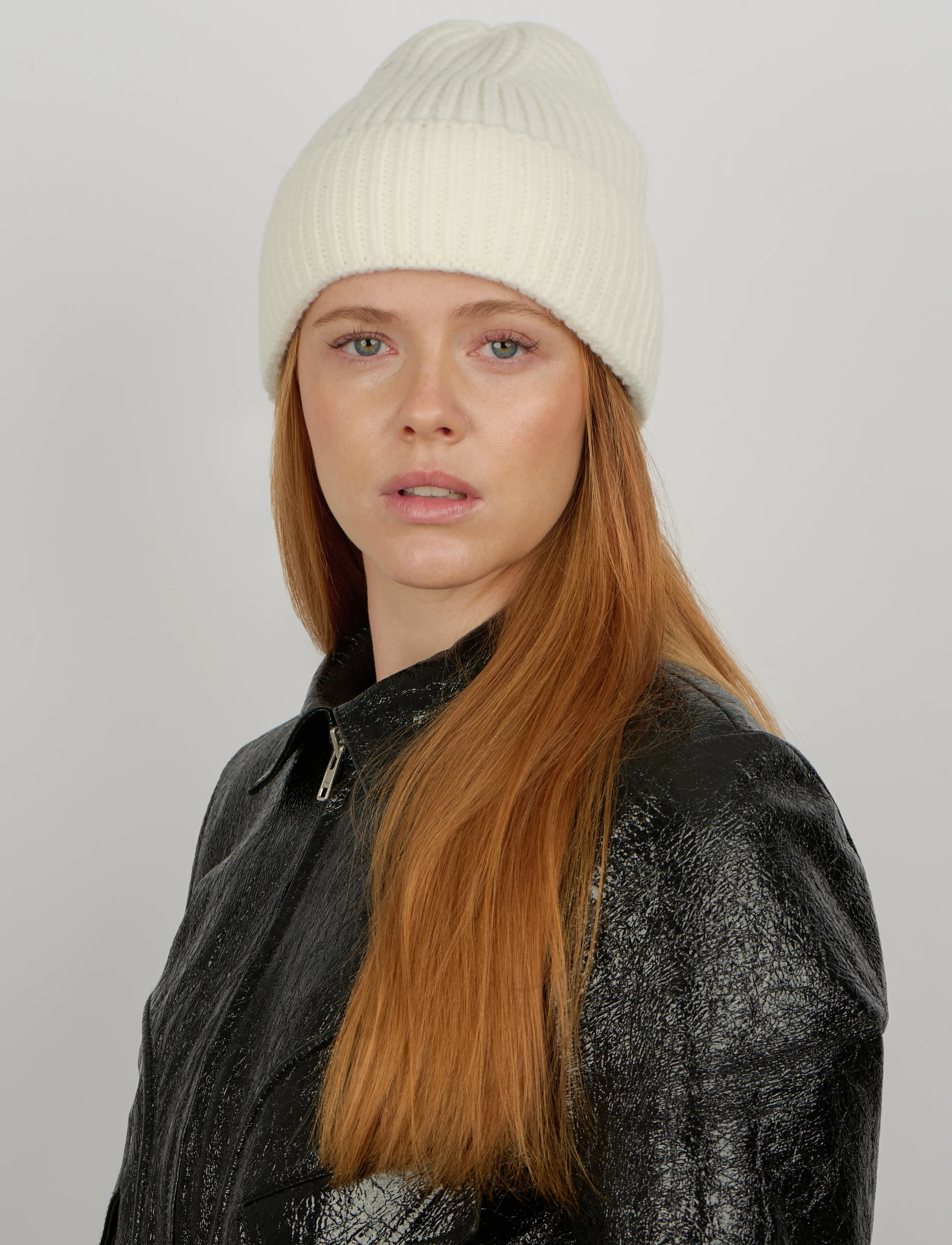 SUI AVA Nico Beanie, One Size, White, Hovedbeklædning > Huer, Dame