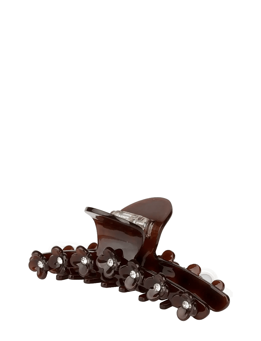 SUI AVA - Bright Flower Clip - haarkrallen - chocolate - 0
