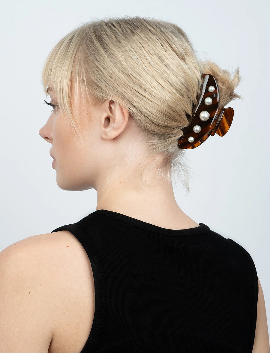 SUI AVA - Ida Classic Pearly Big - haarkrallen - golden brown - 0