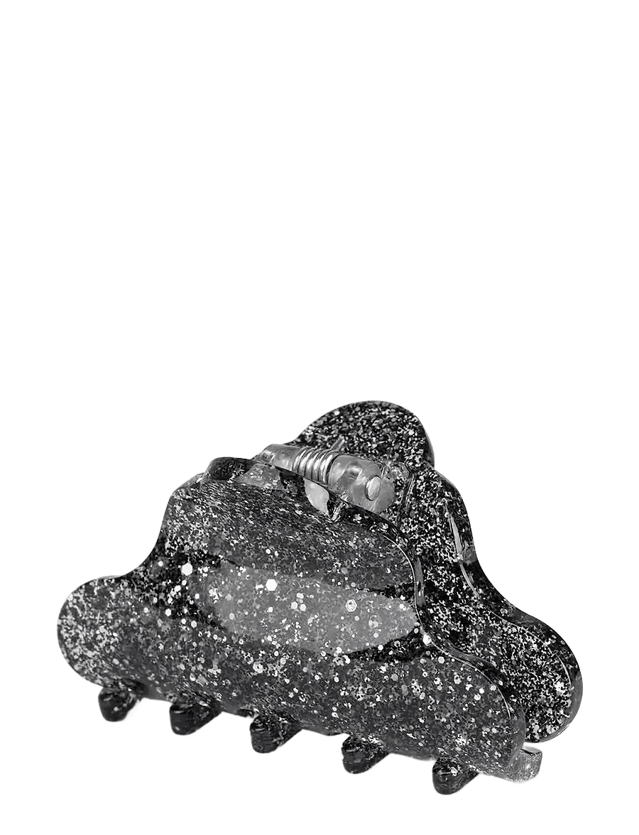SUI AVA - Lene Glitter Mini - hårklemmer - black diamond - 1