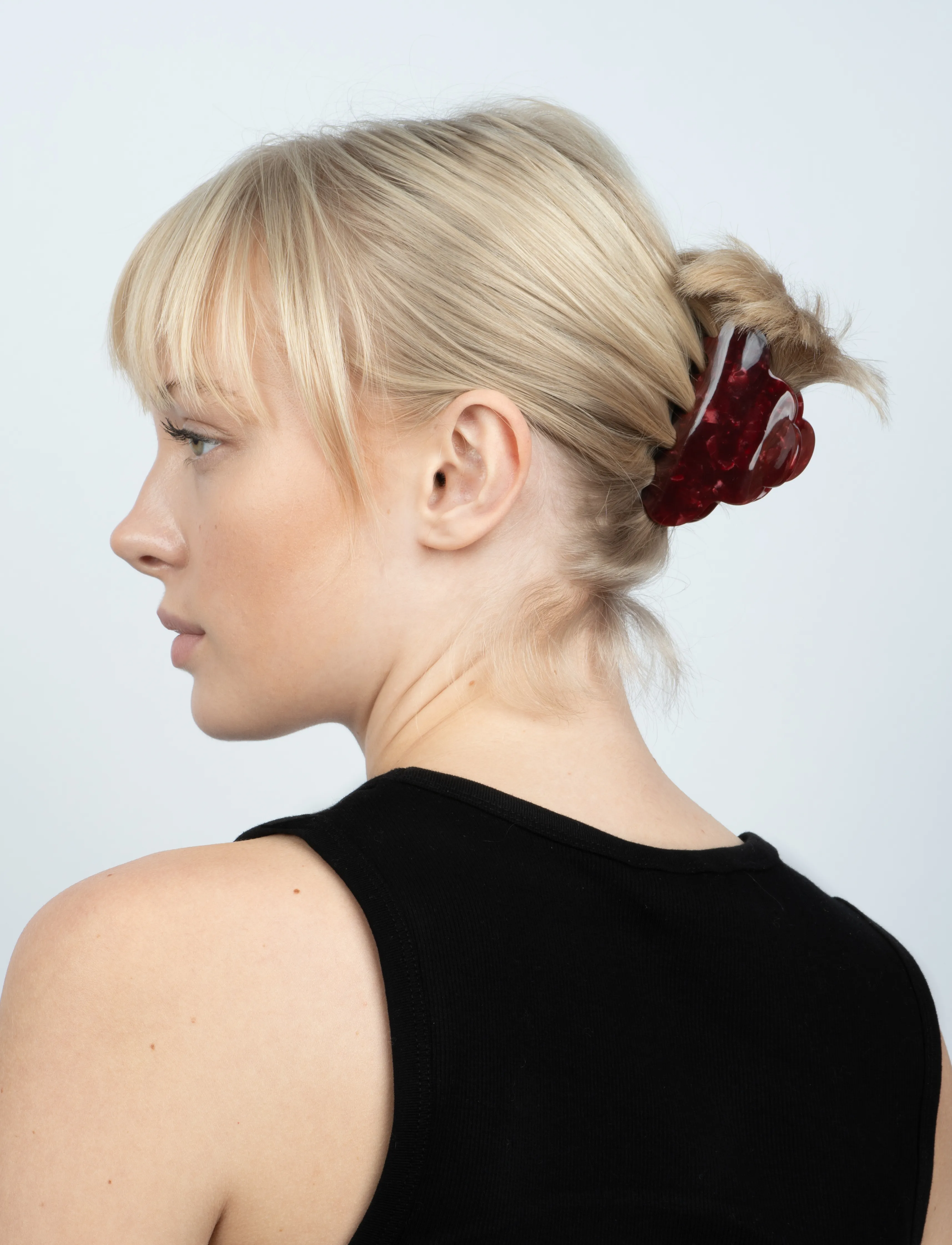 SUI AVA Lene Elegance Big, One Size, Burgundy, Hårtilbehør > Hårkløer, Dame