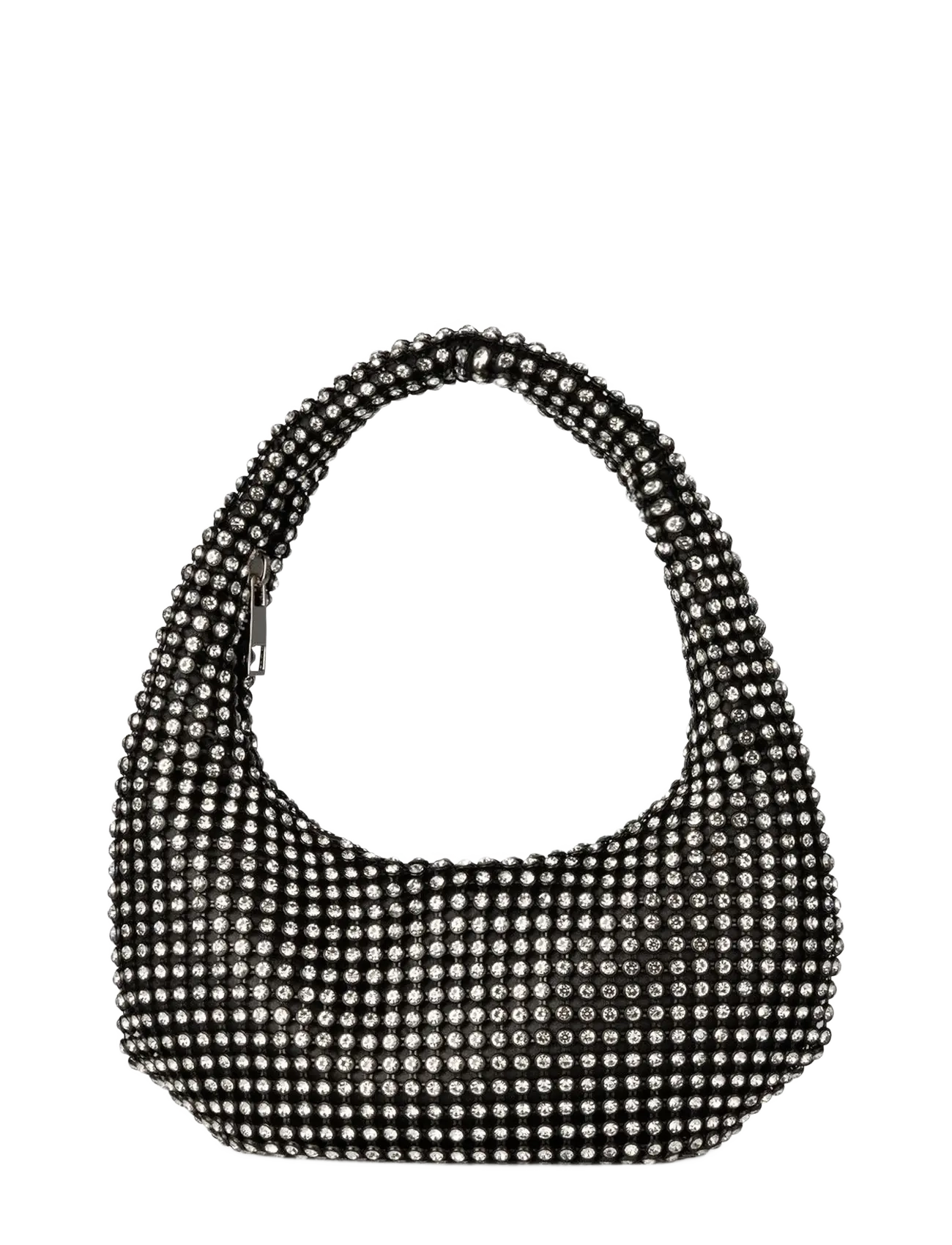 SUI AVA Lucille Crystal Bag, Kvinder, Krystal Hobo Taske, Sort, Str: ONE SIZE