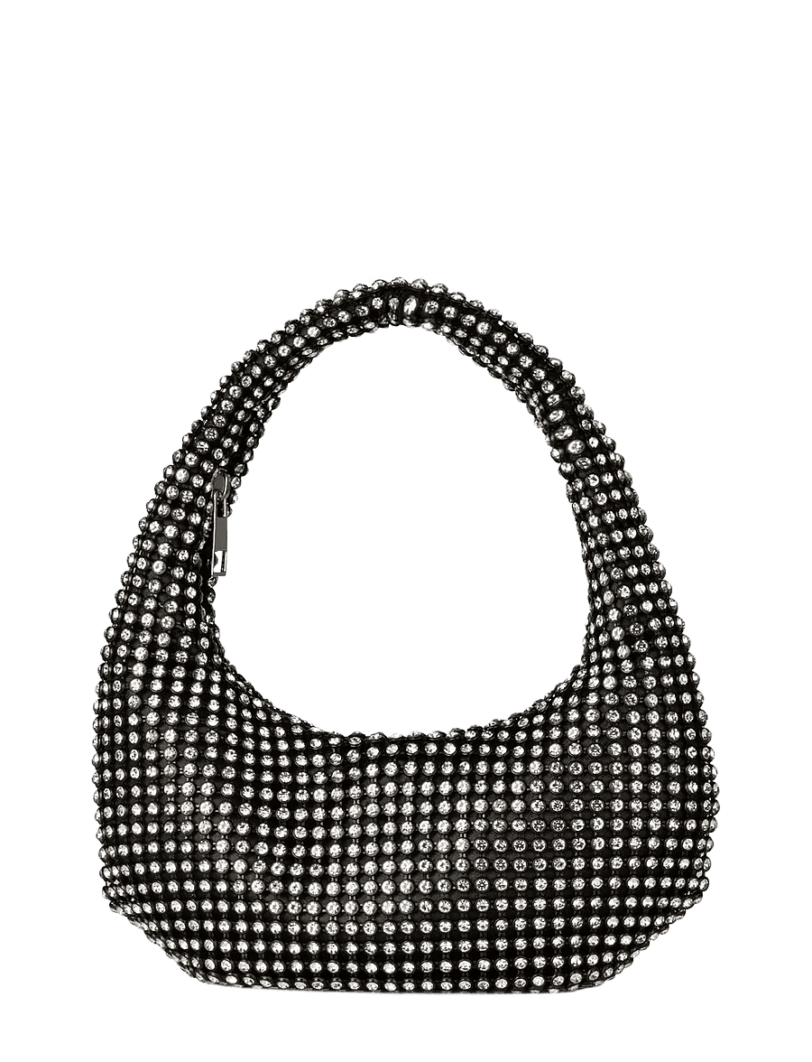 SUI AVA - Lucille Crystal Bag - erilised sündmused - black - 0