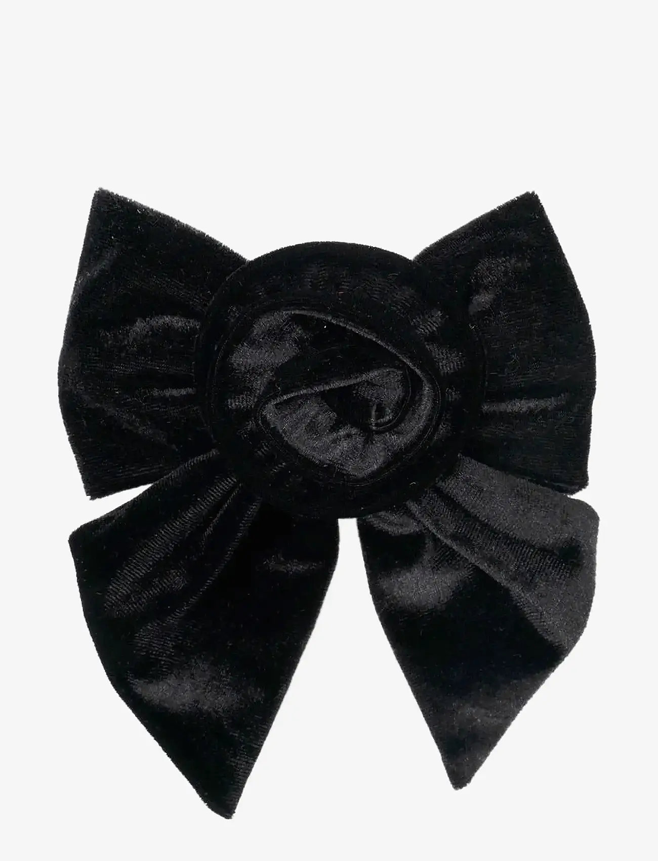 SUI AVA - Rosie Velvet Bow - hårspenne - black - 1