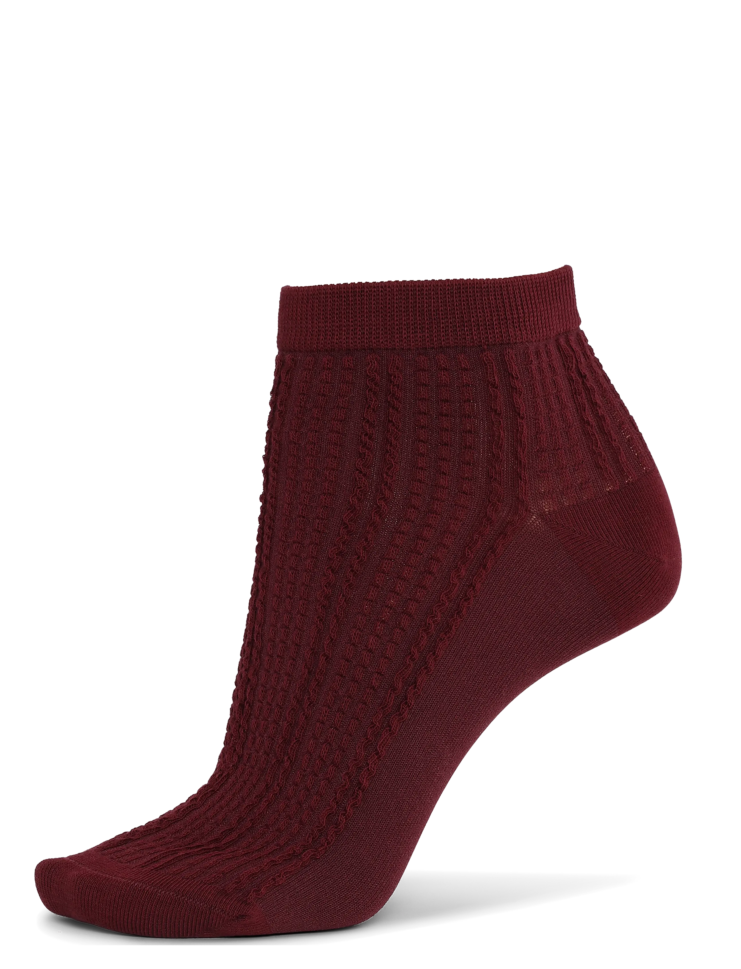 SUI AVA - Sofie Ankle Socks - sneackersocken - bordeaux - 1