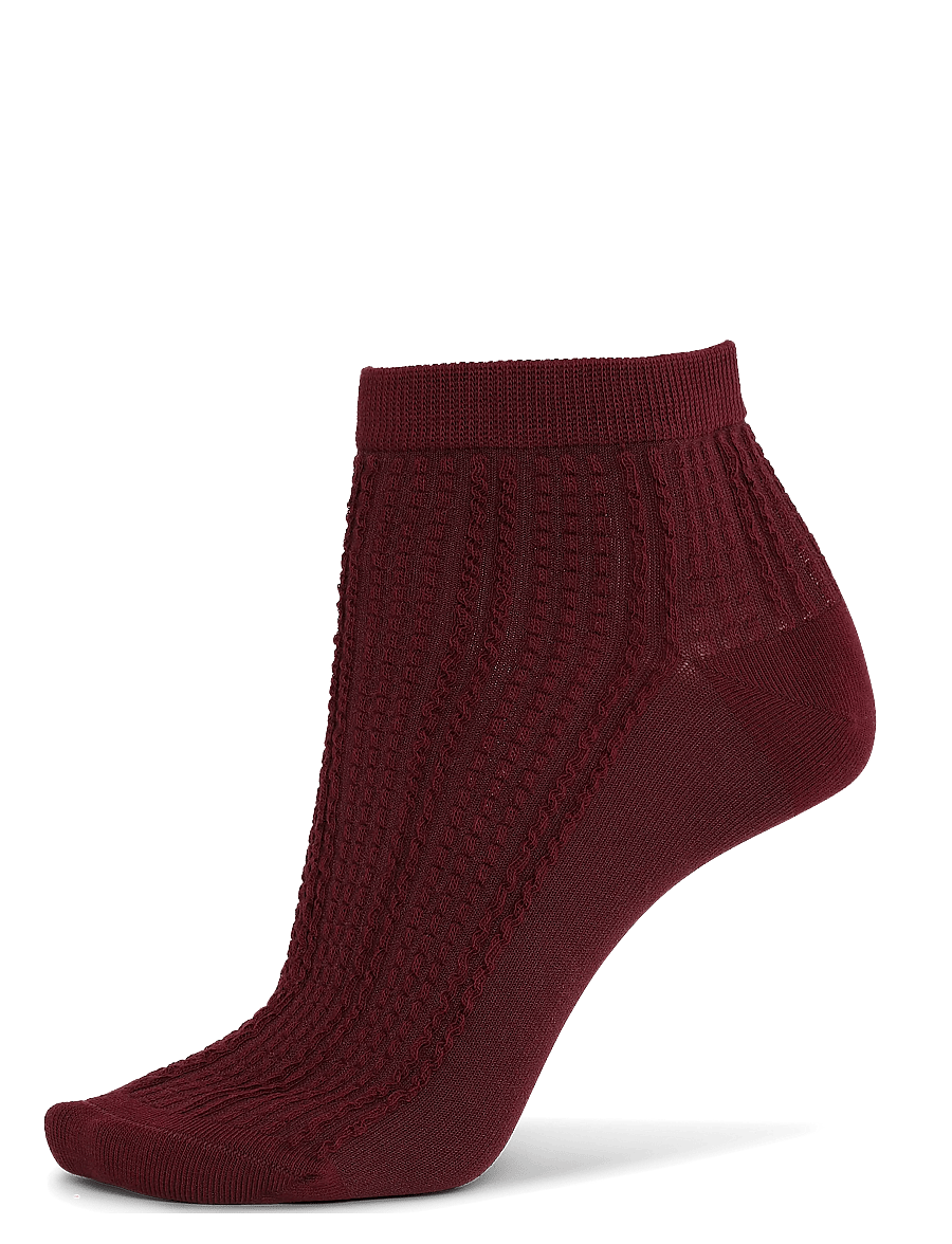 SUI AVA - Sofie Ankle Socks - sneackersocken - bordeaux - 1