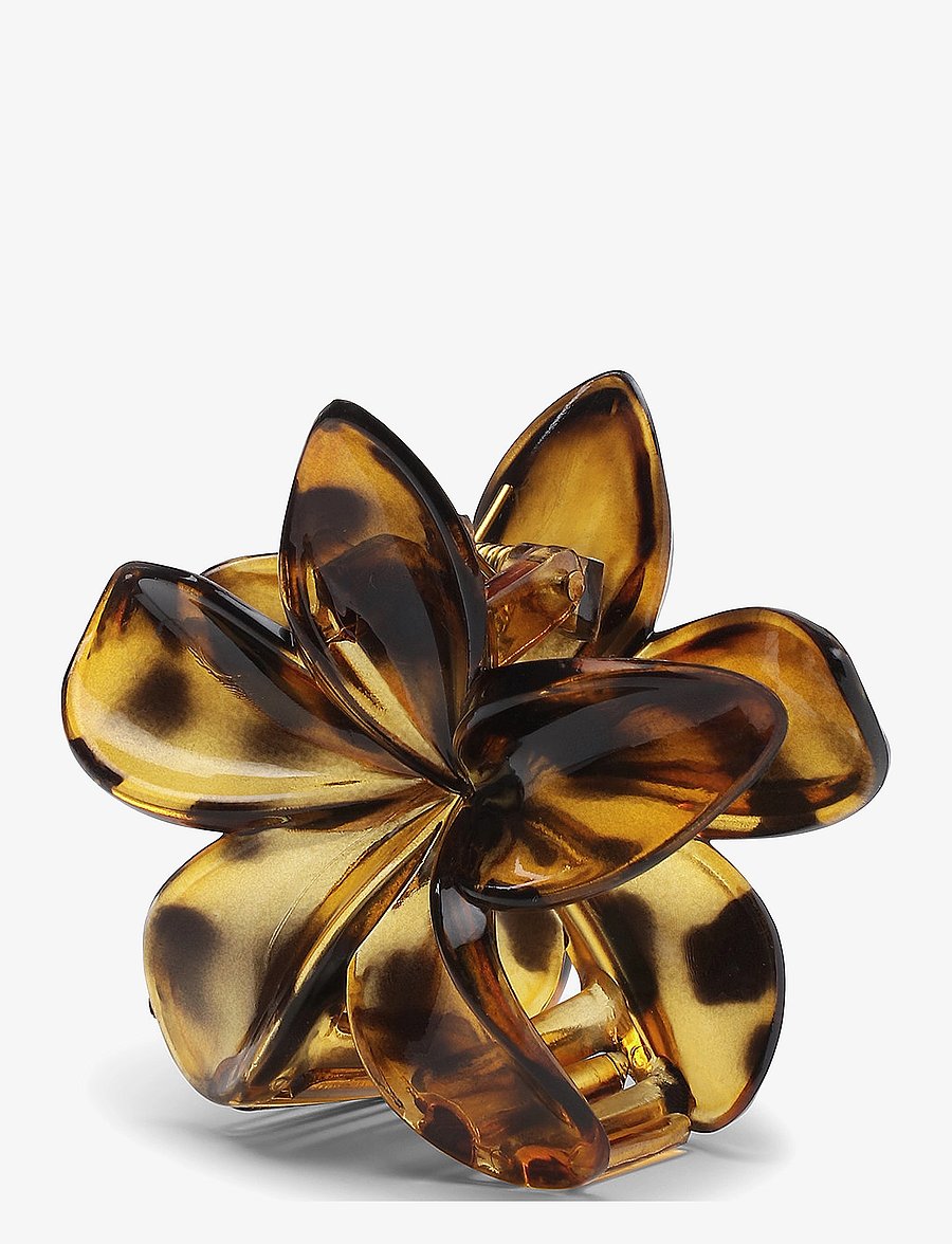 SUI AVA - Plumeria Clarity Big - hårklemmer - golden brown - 0