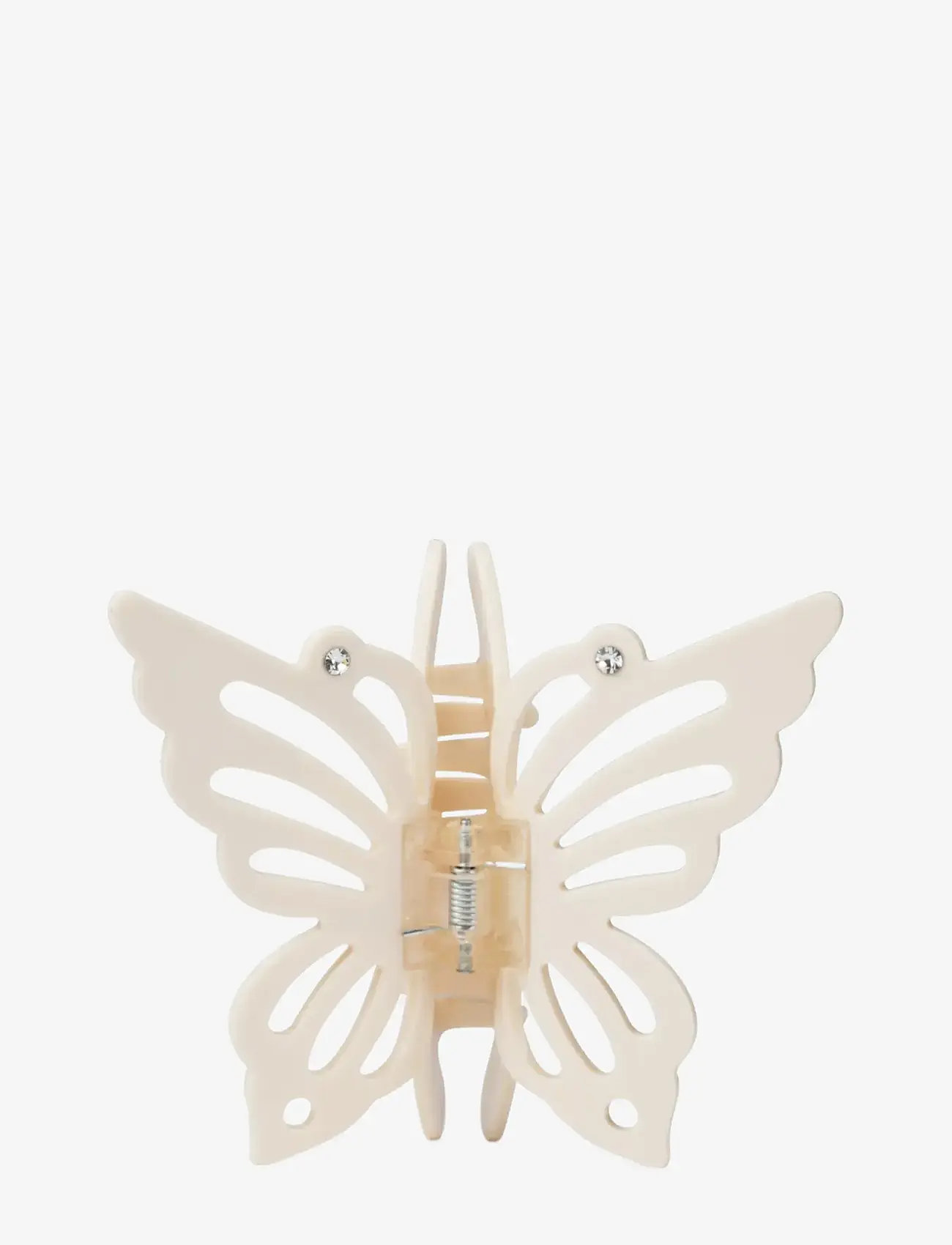 SUI AVA - Butterfly Crystal Big - hårklemmer - off white - 1