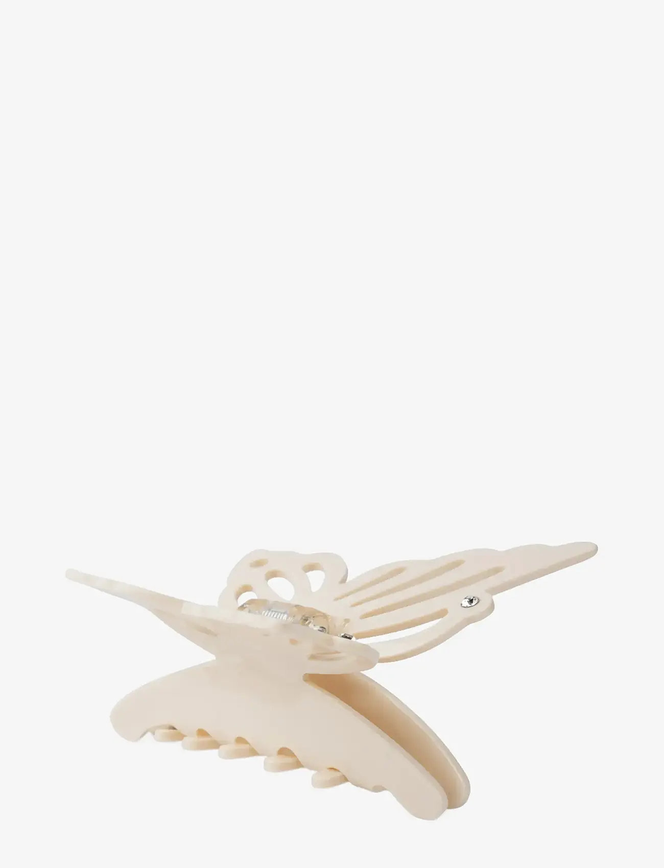 SUI AVA - Butterfly Crystal Big - hårklemmer - off white - 2