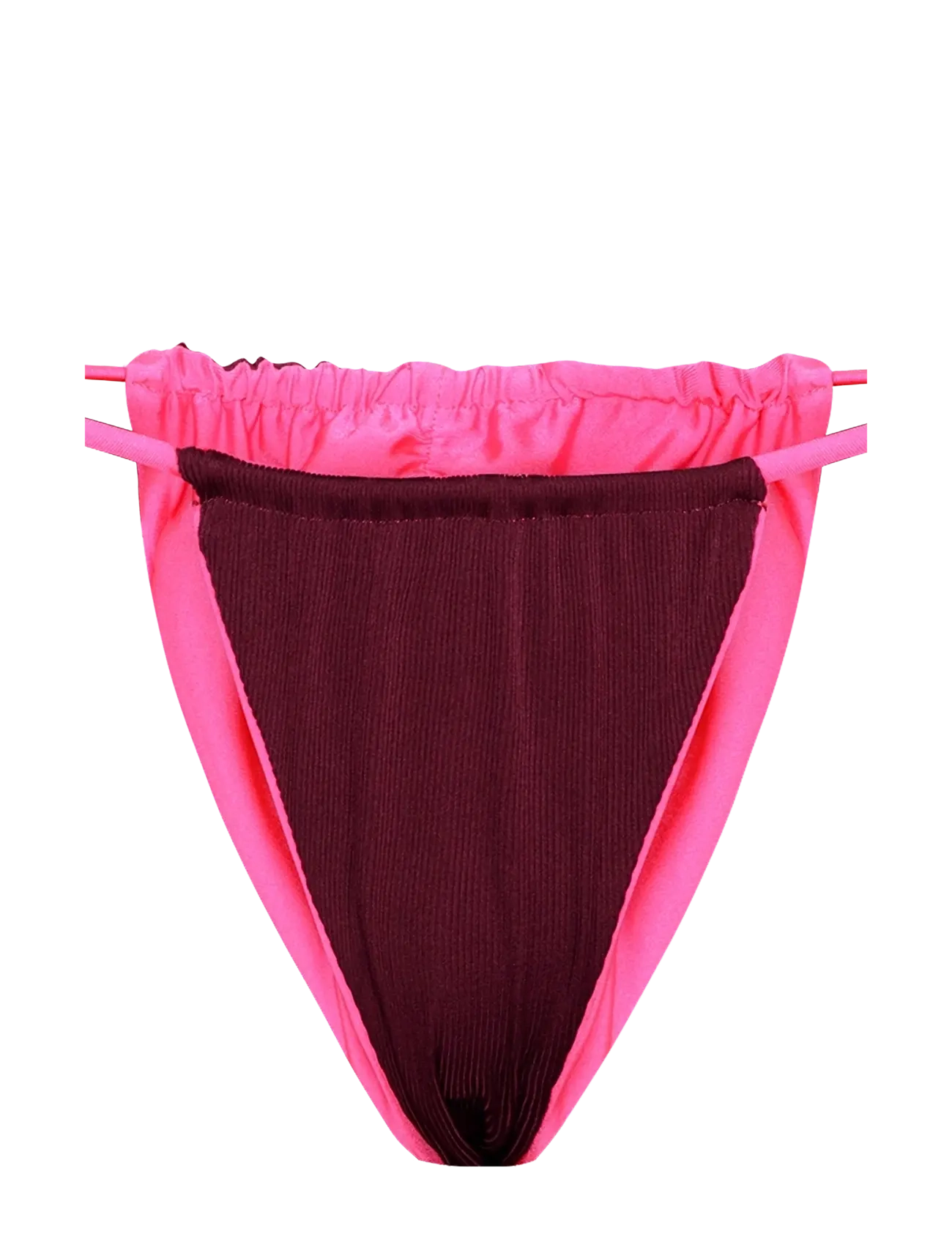 SUI AVA - Waverly Bikini Tanga - side tie bikinier - pink/bordeaux - 3