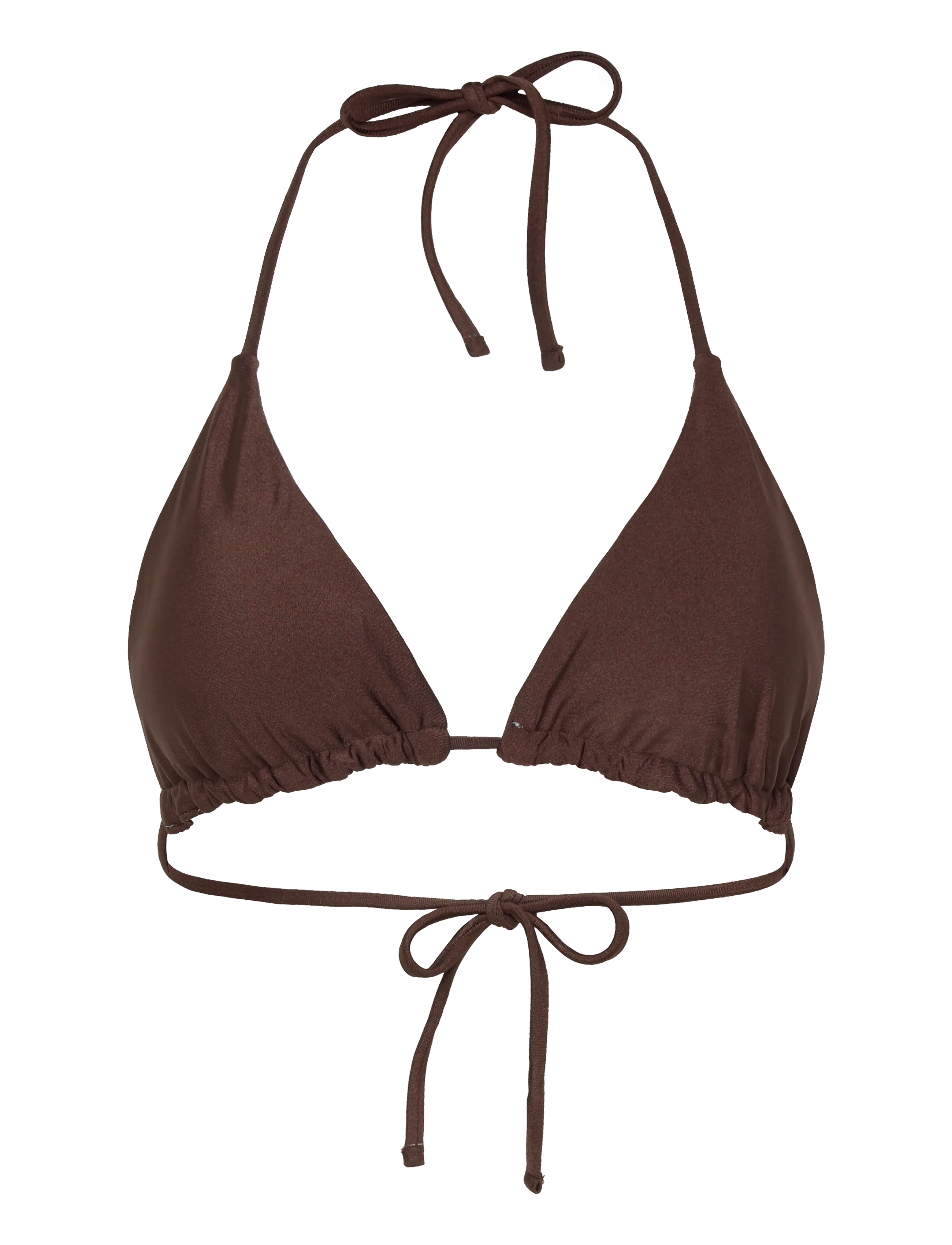 SUI AVA Waverly Bikini Top - Riided - BROWN/BLUE / multi