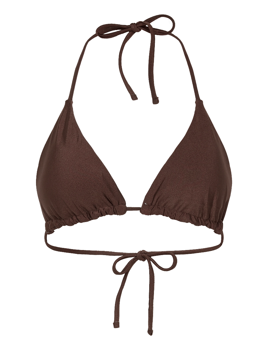 SUI AVA - Waverly Bikini Top - triangelformad bikinis - brown/blue - 1
