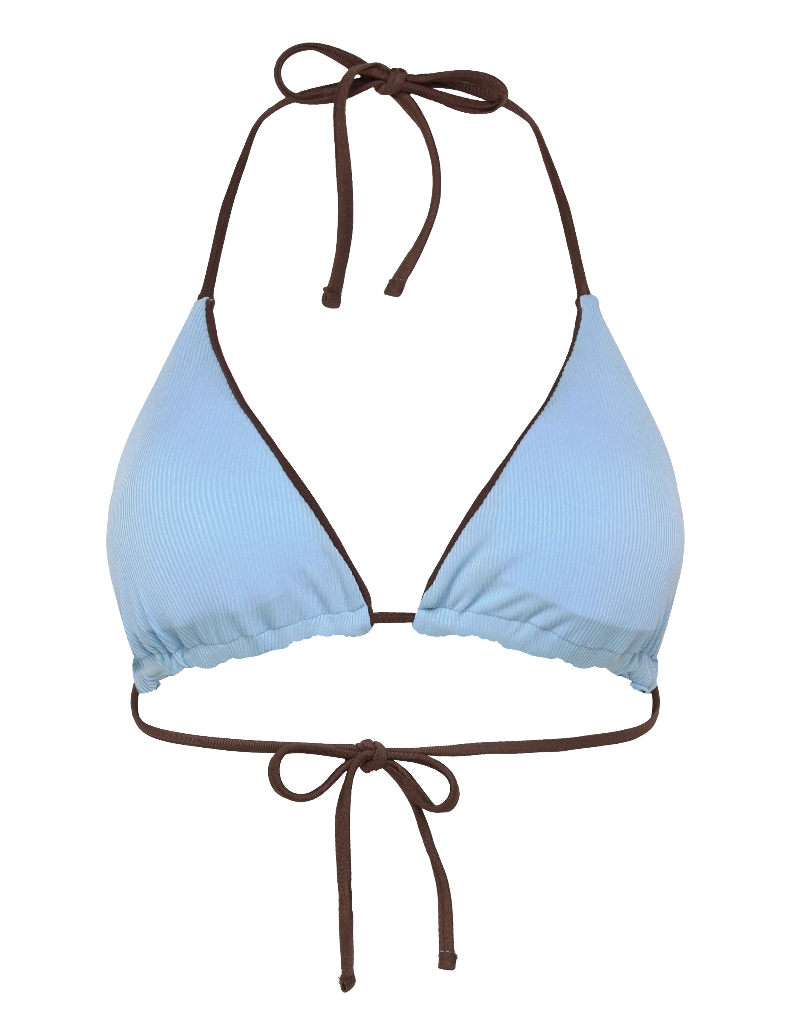 SUI AVA - Waverly Bikini Top - dreieck-bikini-oberteile - brown/blue - 2