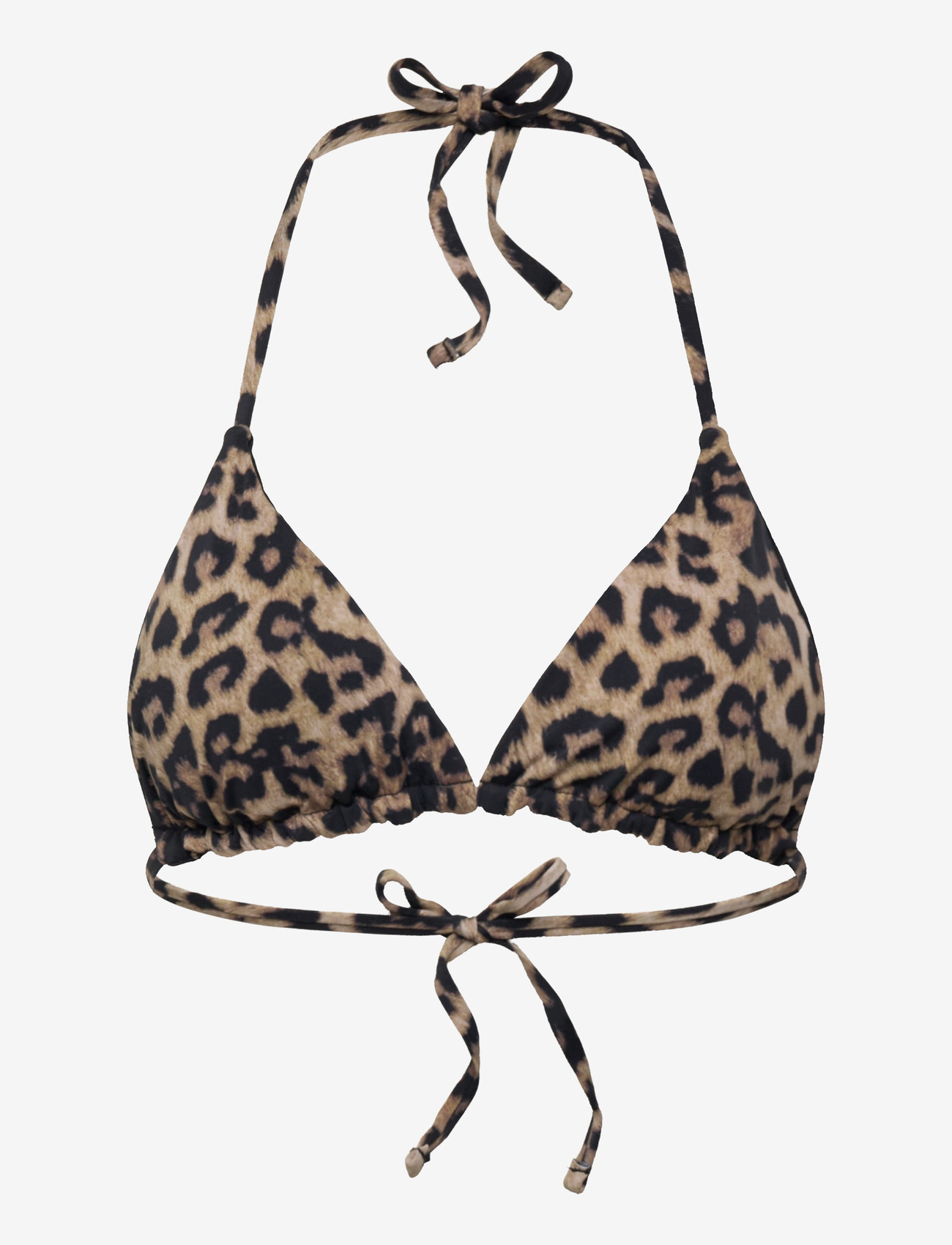 SUI AVA - Waverly Bikini Top - triangle bikinis - leopard/black - 1