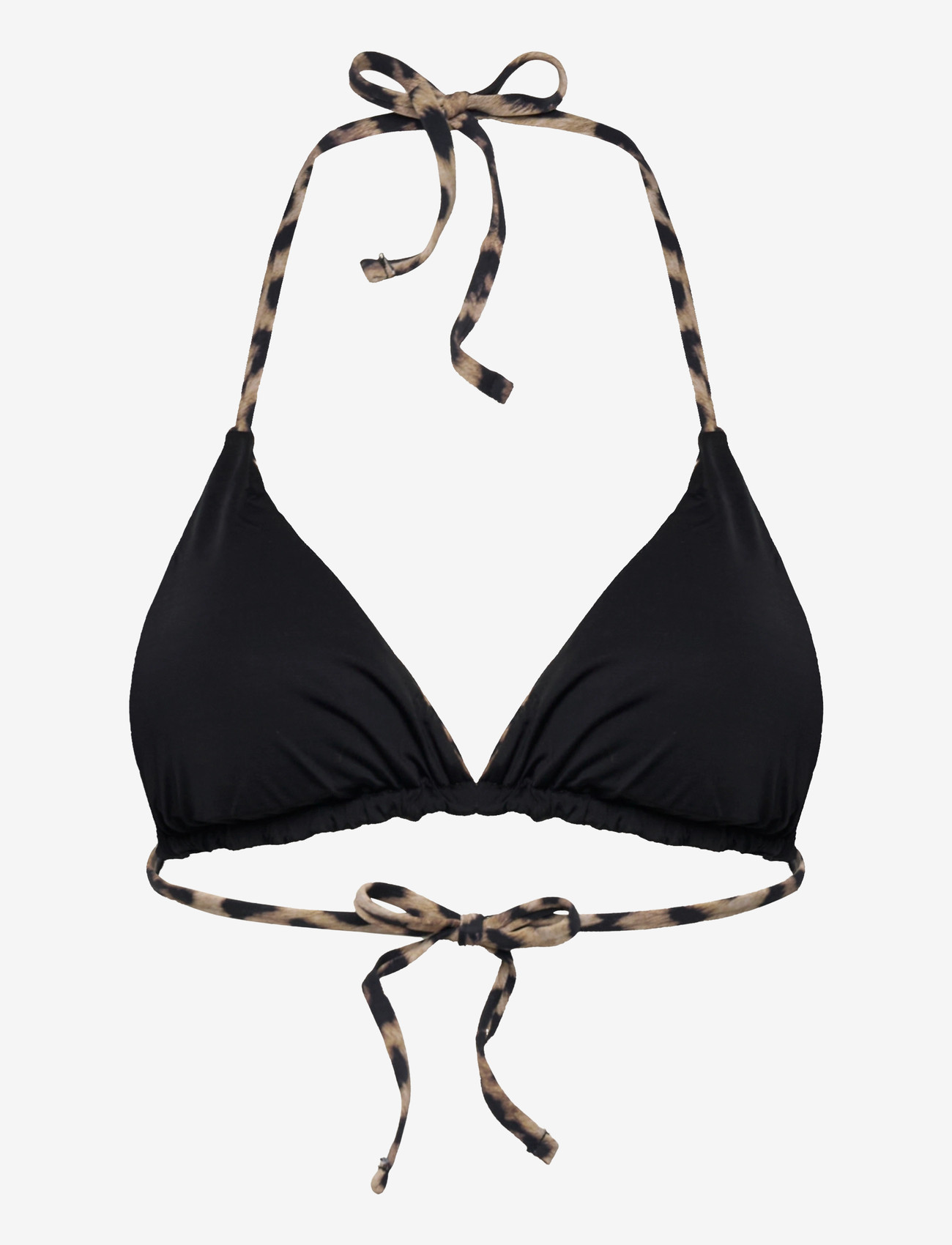 SUI AVA - Waverly Bikini Top - triangle bikinis - leopard/black - 2