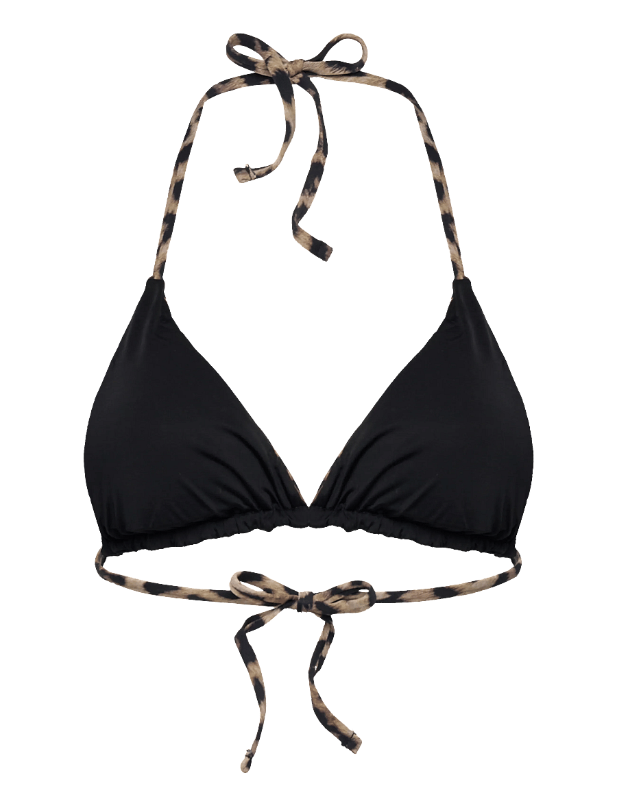 SUI AVA - Waverly Bikini Top - dreieck-bikini-oberteile - leopard/black - 2