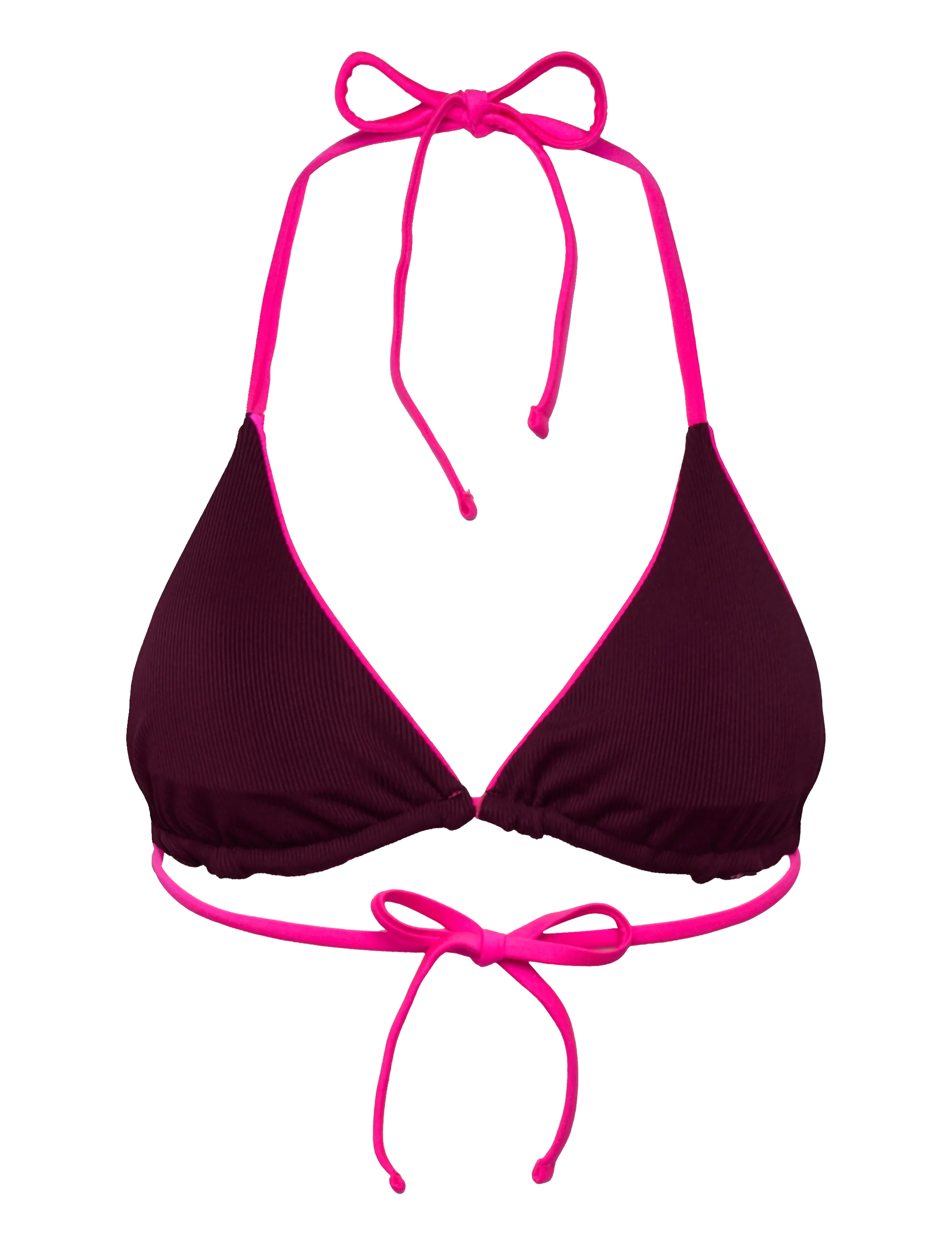 SUI AVA - Waverly Bikini Top - dreieck-bikini-oberteile - pink/bordeaux - 2