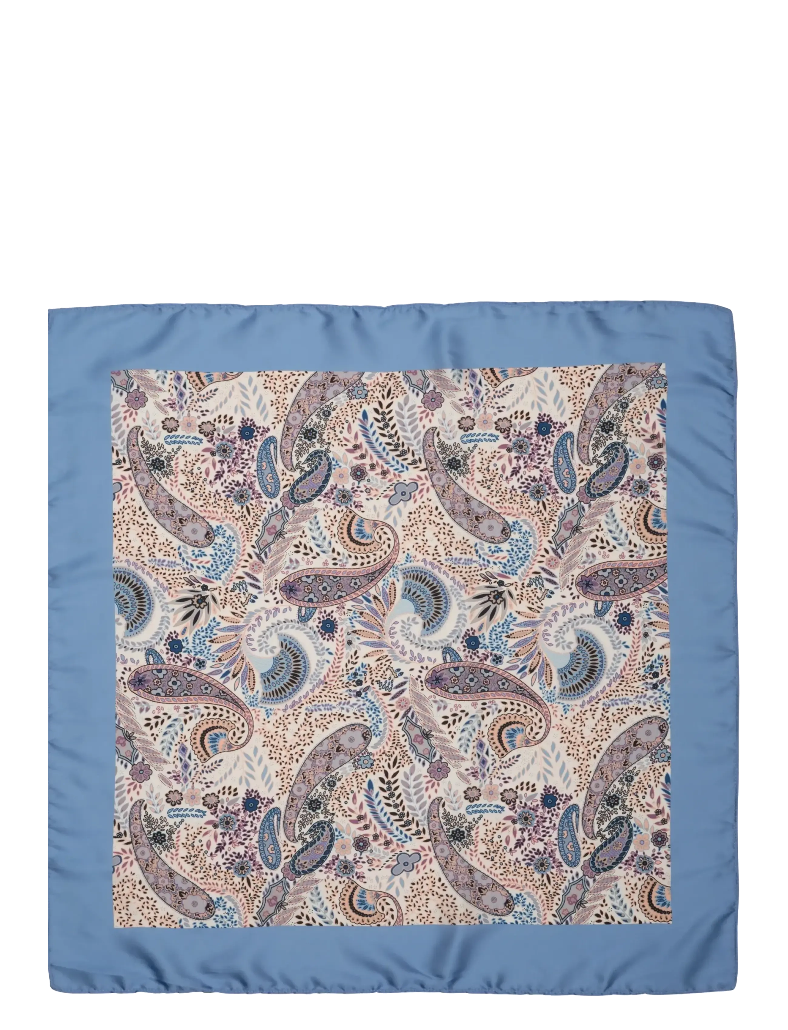 SUI AVA Mari Bloom Scarf, Kvinder, Firkantet Paisley Tørklæde, Blå, Str: ONE SIZE