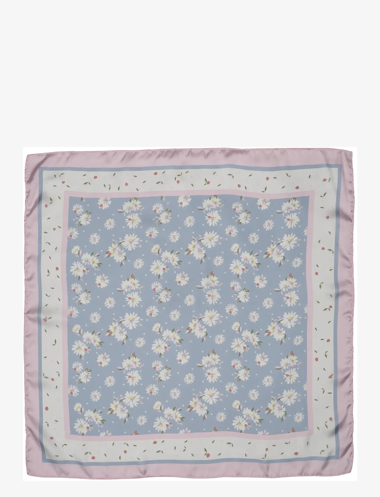 SUI AVA - Mari Bloom Scarf - tynde tørklæder - blue/pink - 1