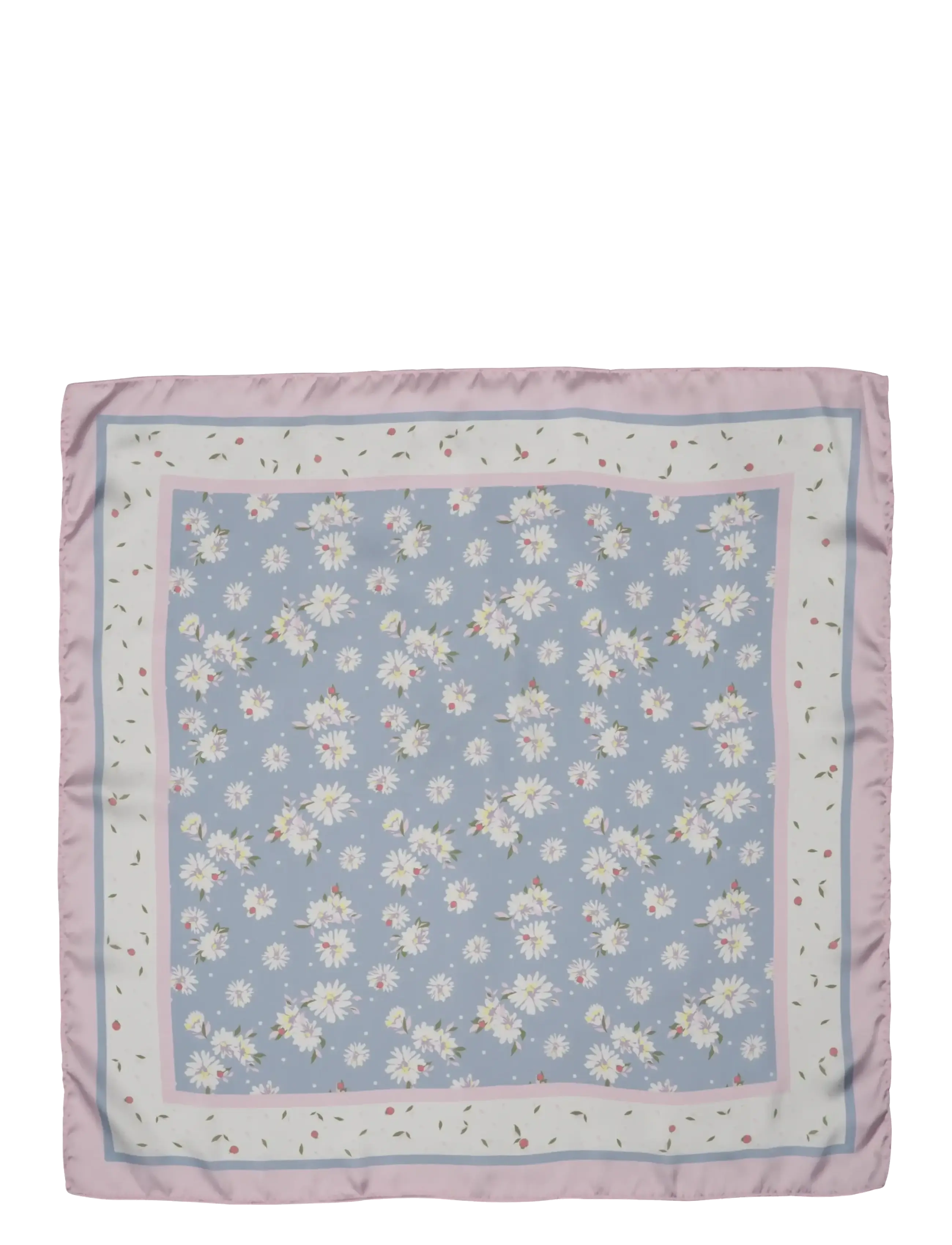 Mari Bloom Scarf - BLUE/PINK